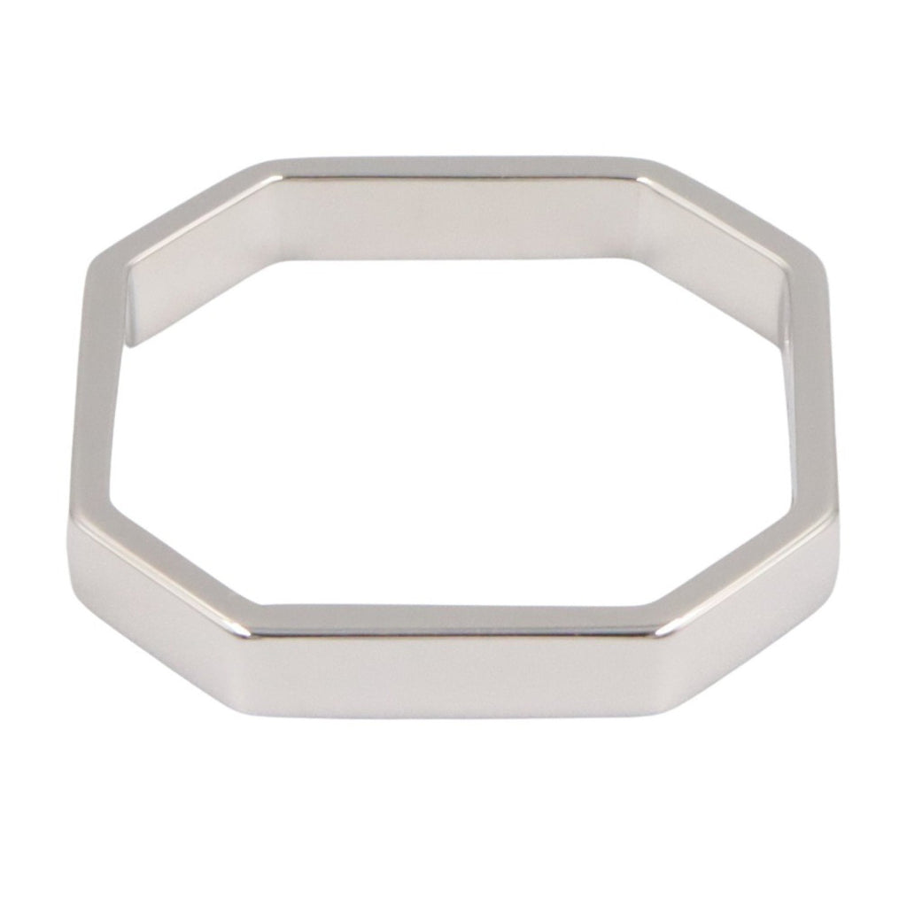 Octagon Ring 18K White Gold