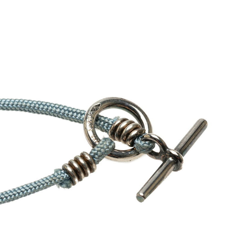 Italique Pendant Necklace Sterling Silver Blue