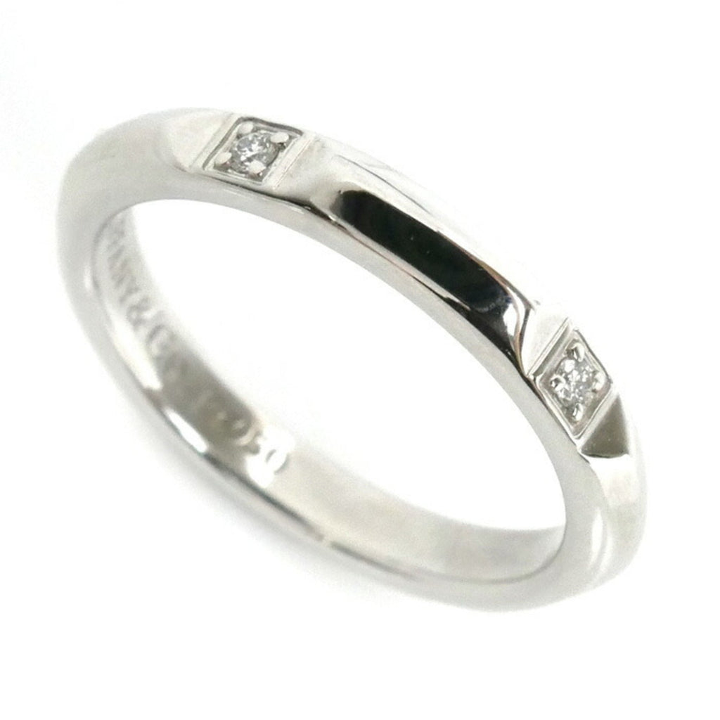 Band Ring Platinum with Diamond