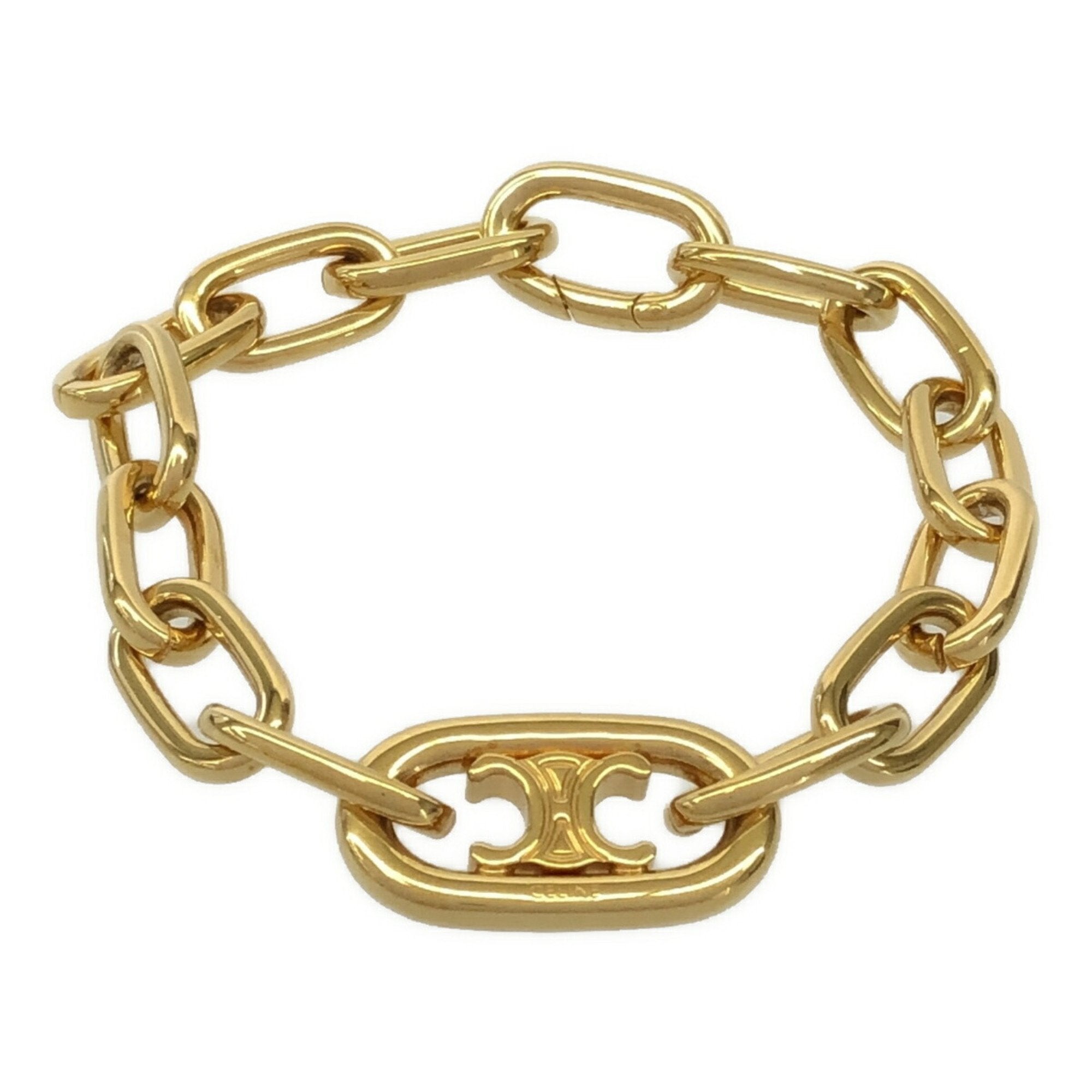Triomphe Link Bracelet Brass Gold