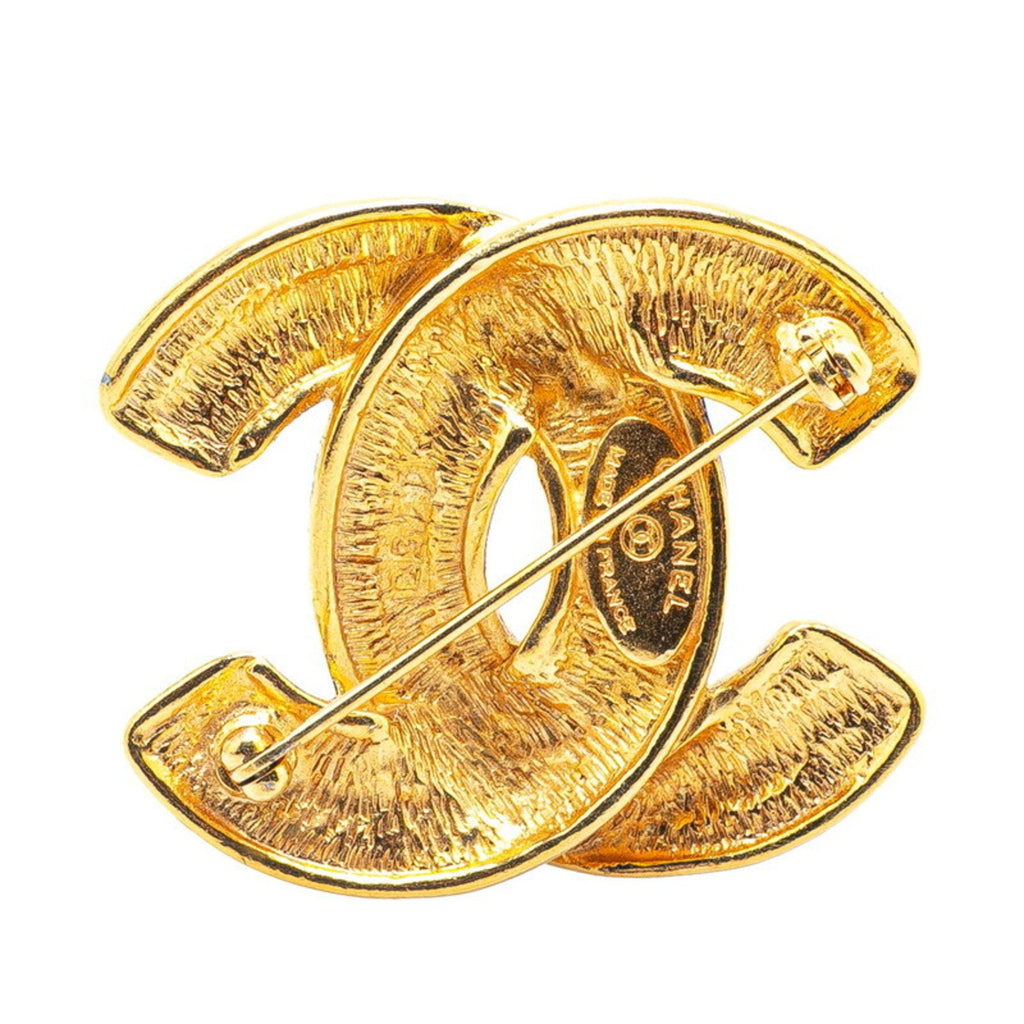 CC Logo Brooch Metal
