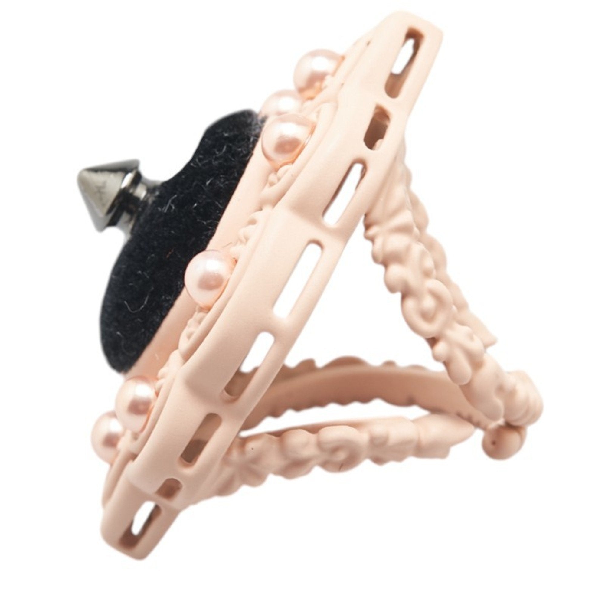 Ring Artificial Pearl And Plastic