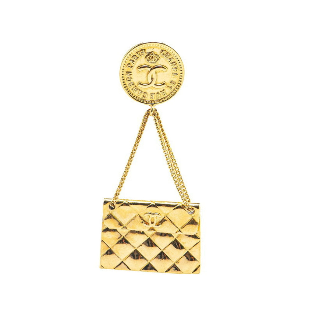 CC Logo Brooch Metal
