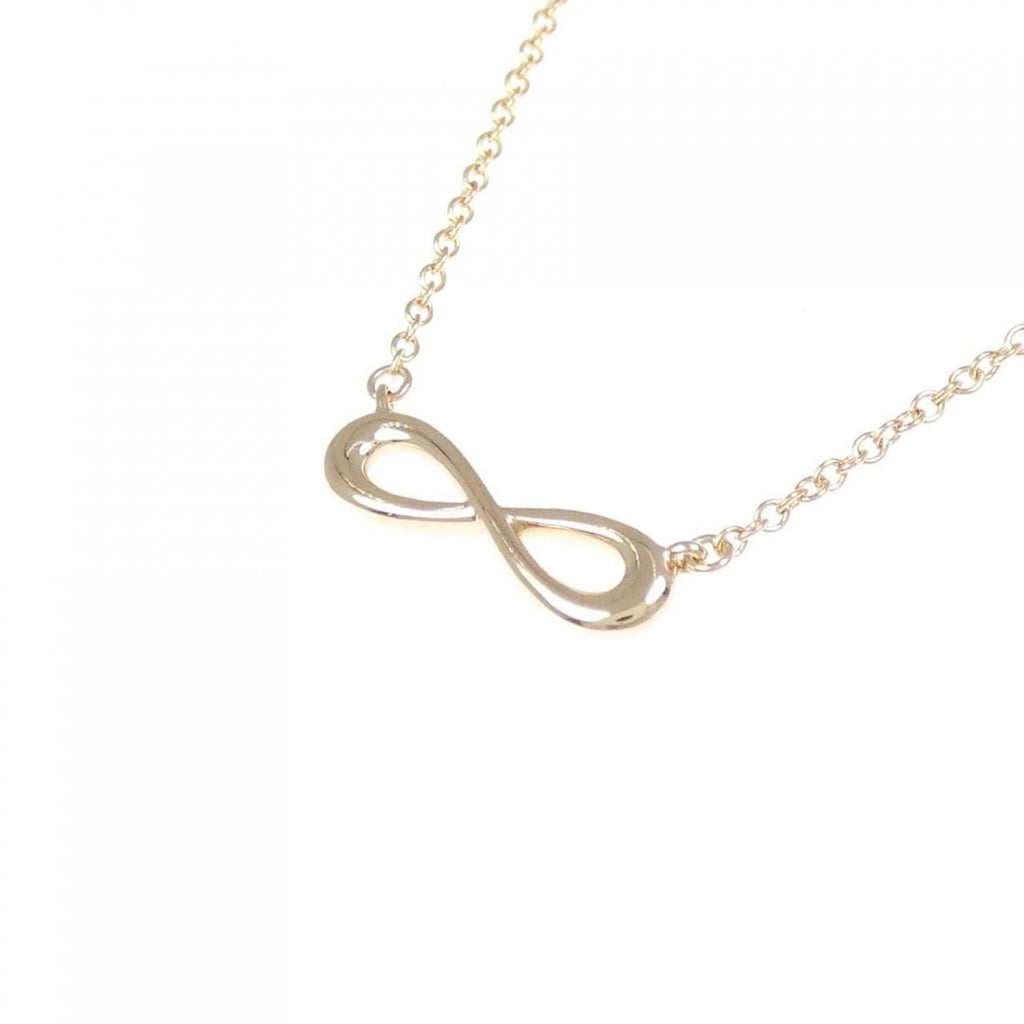 Infinity Pendant Necklace 18K Rose Gold Mini