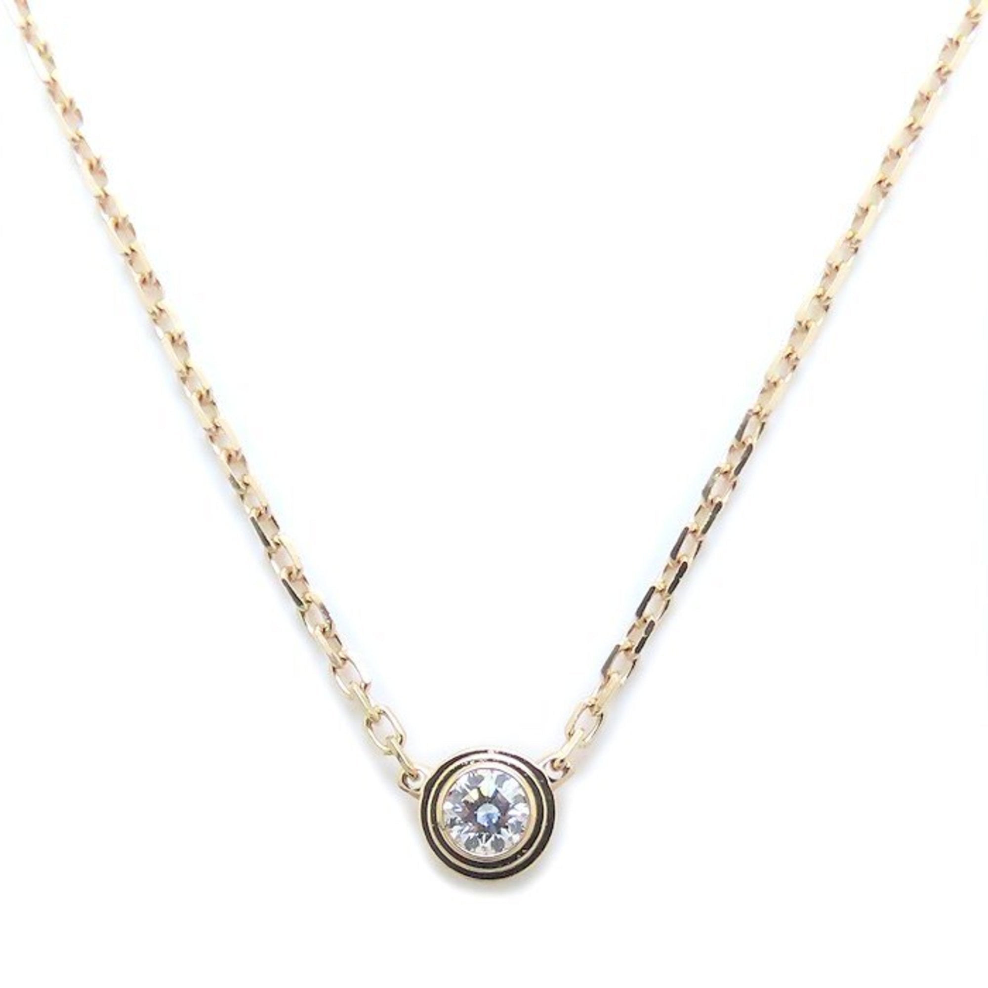 Pendant Necklace 18K Rose Gold with Diamond