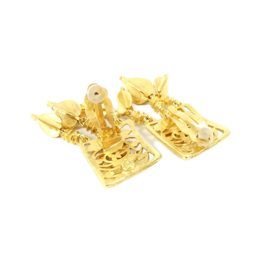 Earrings Gold-Tone Metal