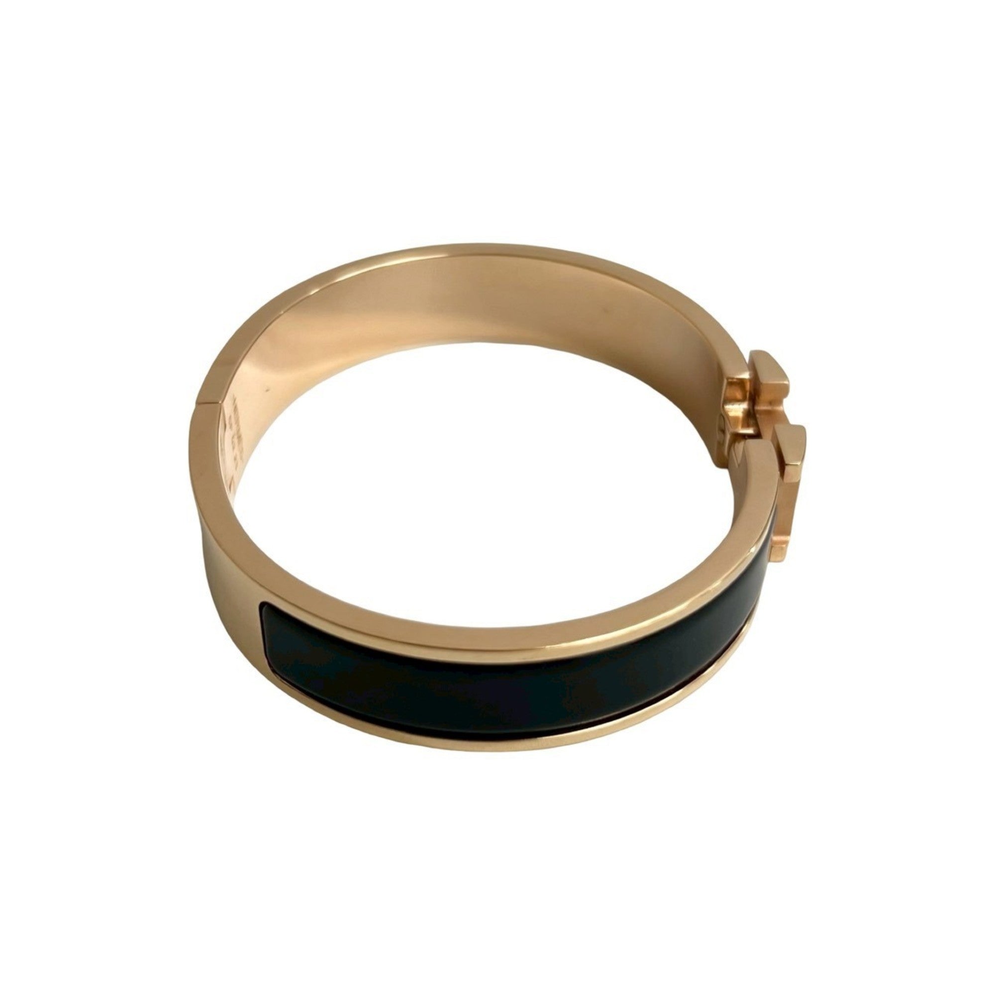 Click H Bracelet Gold Black