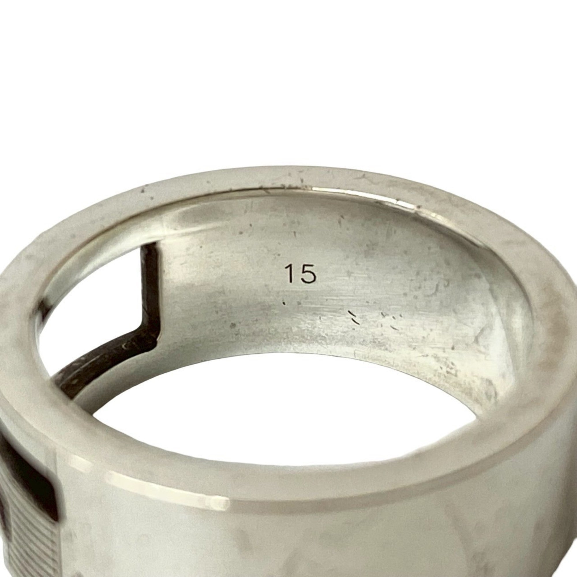 Square G Ring Sterling Silver