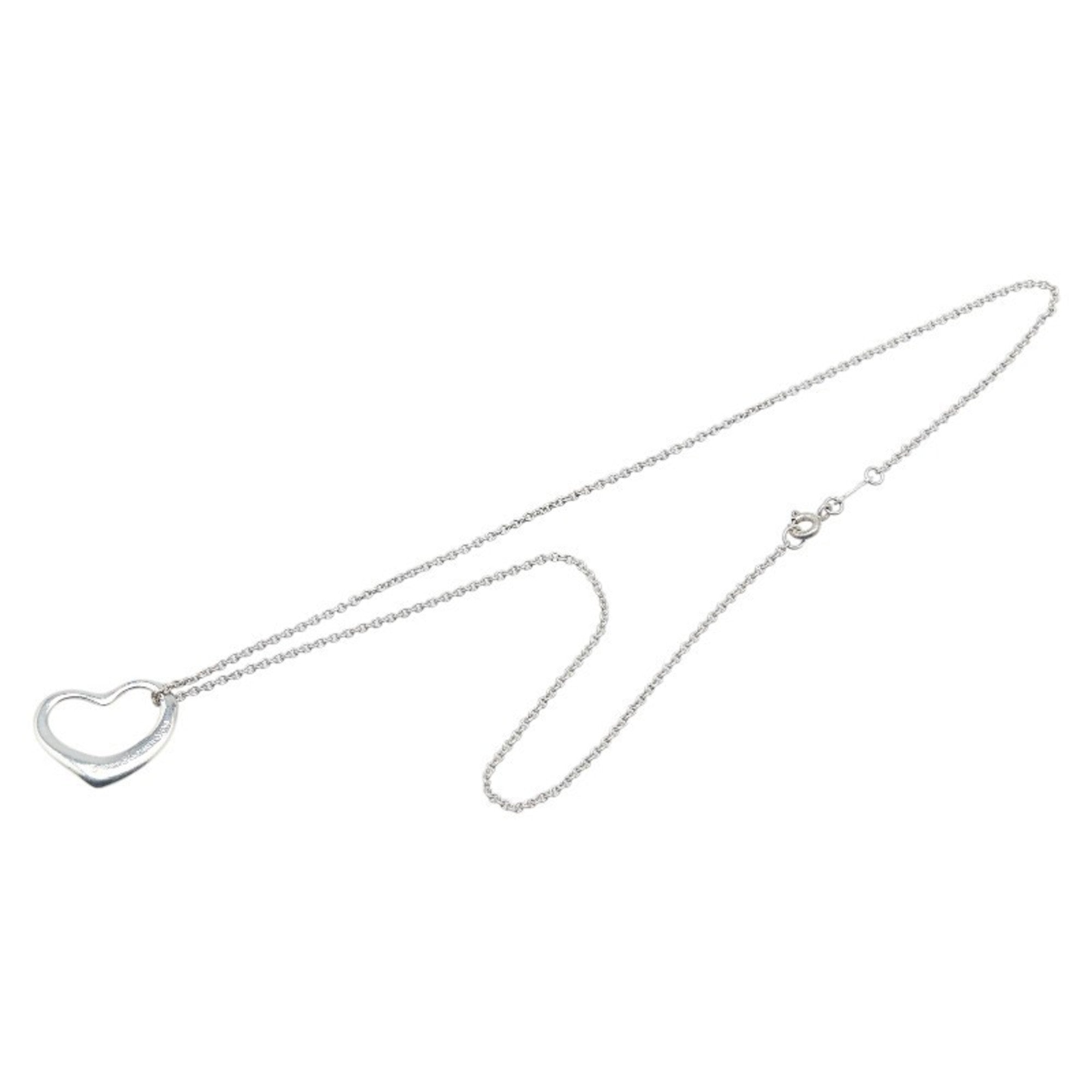 Heart Pendant Necklace Sterling Silver