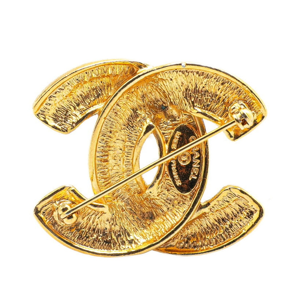 CC Logo Brooch Metal