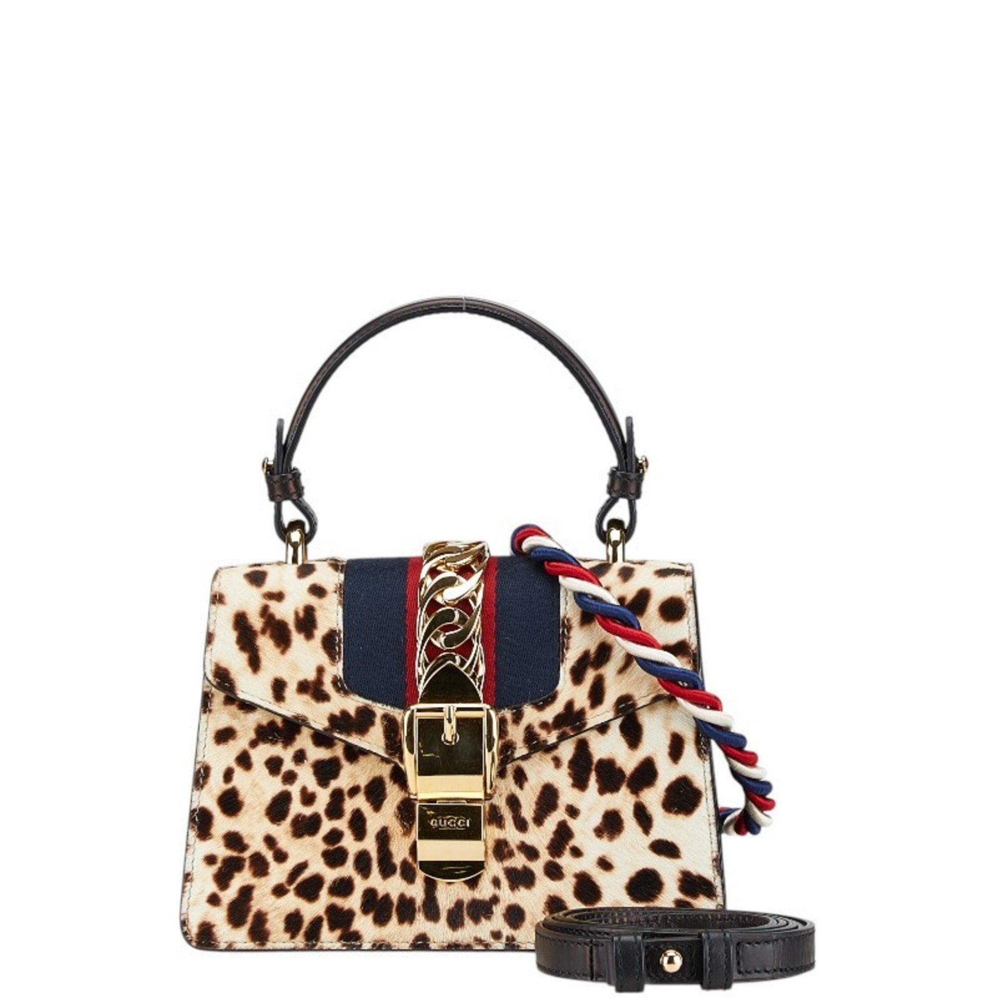 Sylvie Shoulder Bag Printed Calf Hair Mini