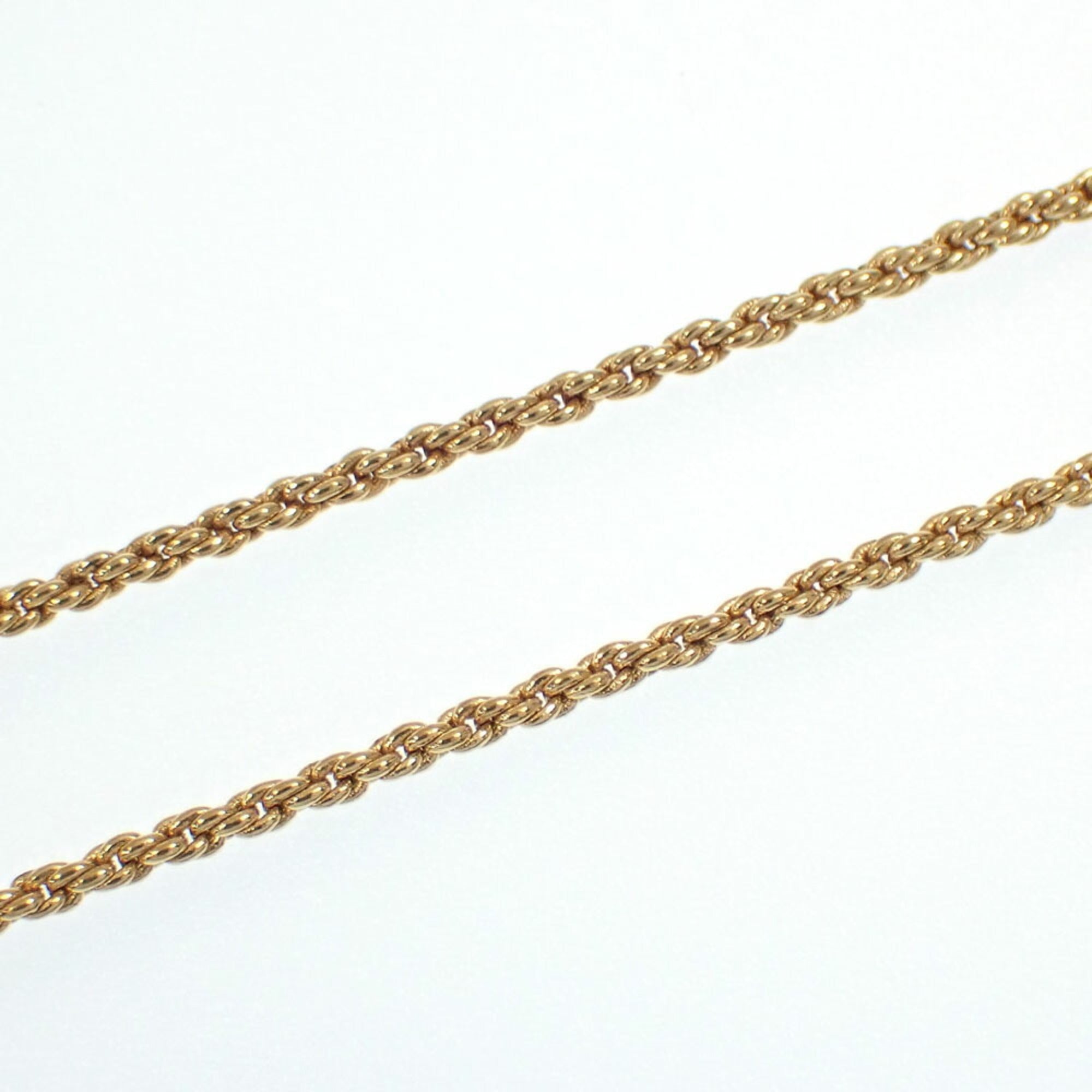 Heart Pendant Necklace Gold with Rhinestone
