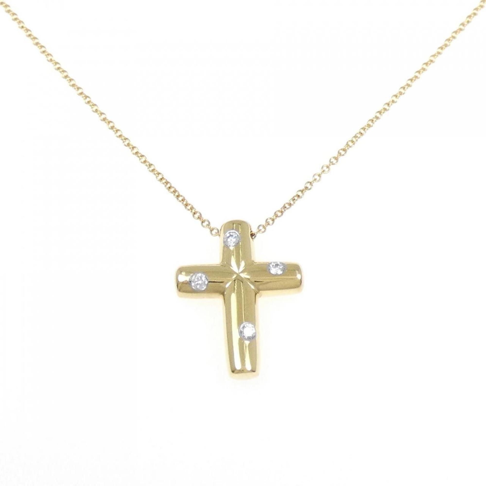 Pendant Necklace 18K Yellow Gold with Diamond