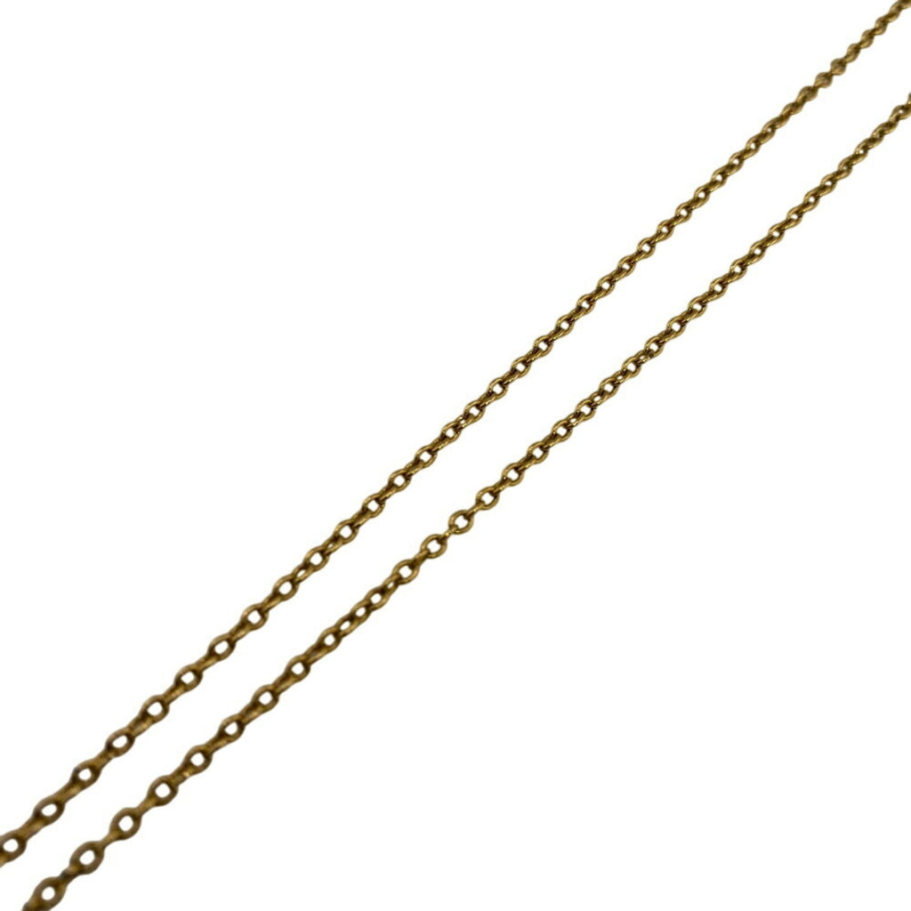 Monogram Necklace Metal Gold