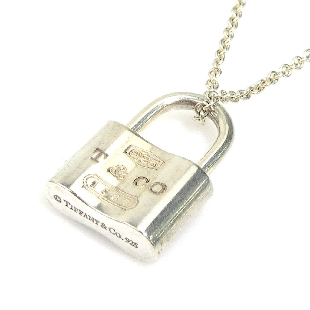 1837 Padlock Pendant Necklace Sterling Silver