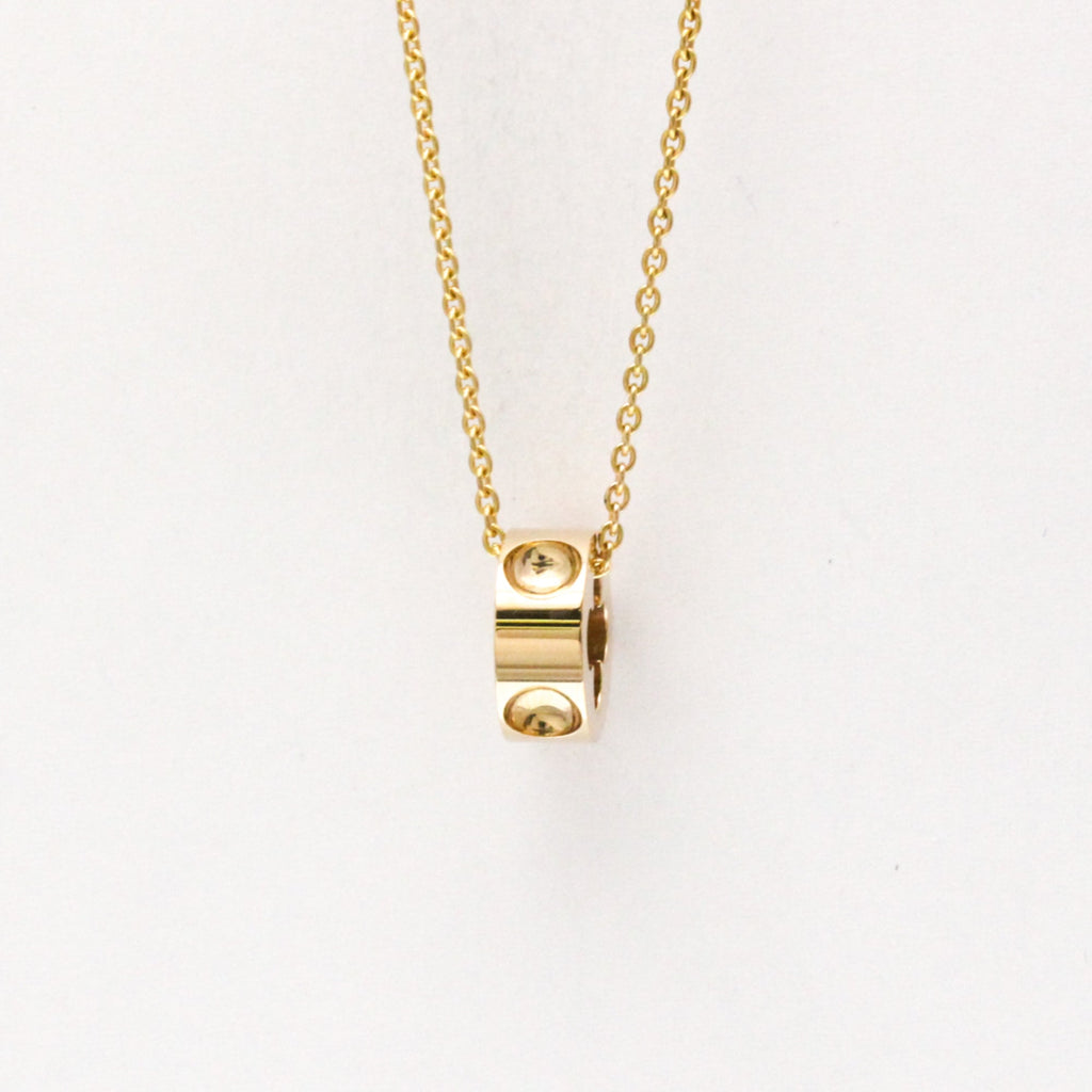 Pandanus Plant Pendant Necklace 18K Rose Gold