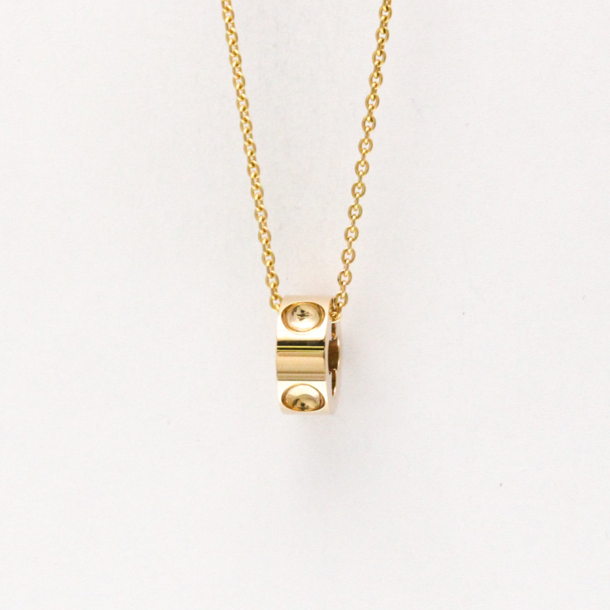 Pandanus Plant Pendant Necklace 18K Rose Gold