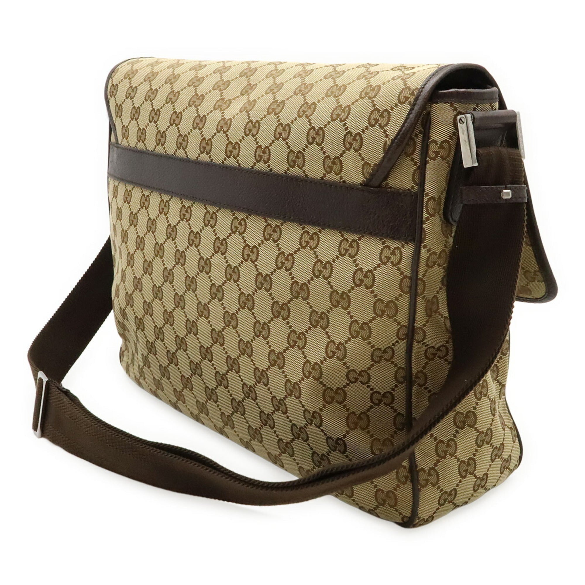 Web Strap Flap Messenger GG Canvas Medium