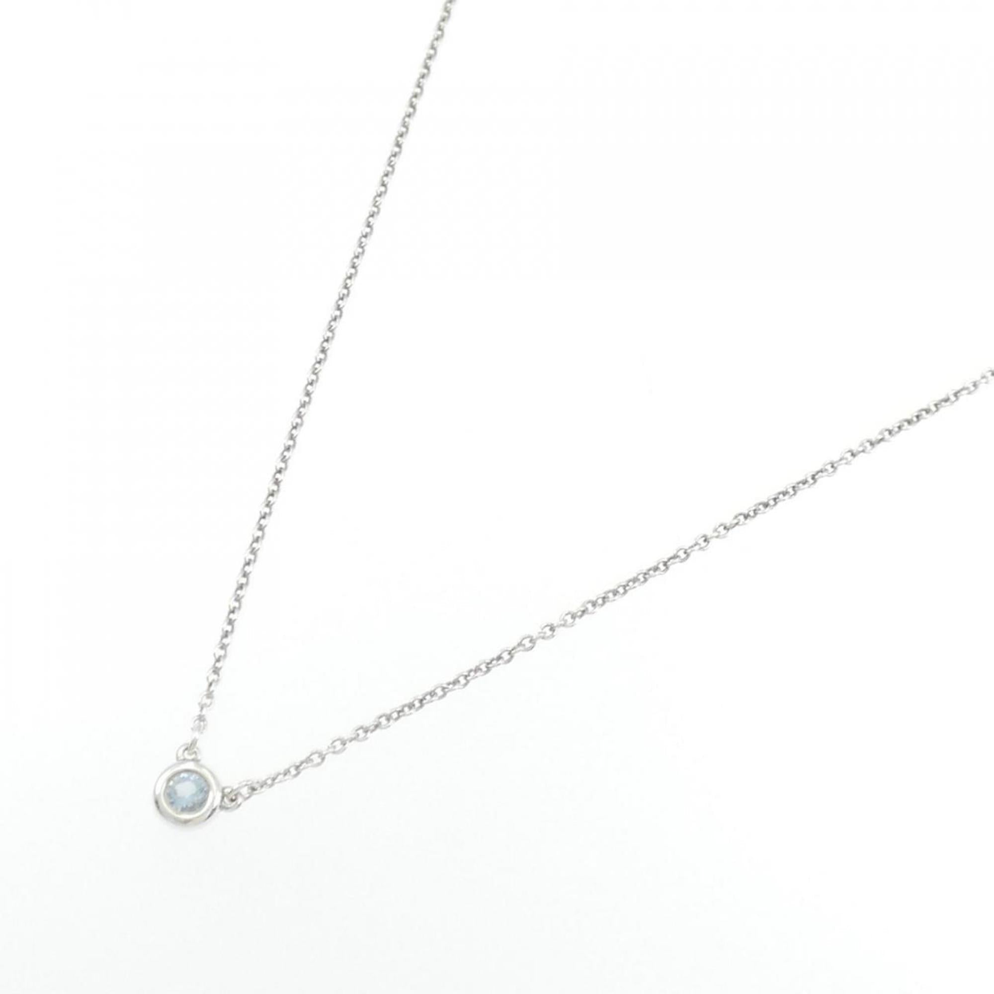 Elsa Peretti Diamonds By The Yard Pendant Necklace Sterling Silver