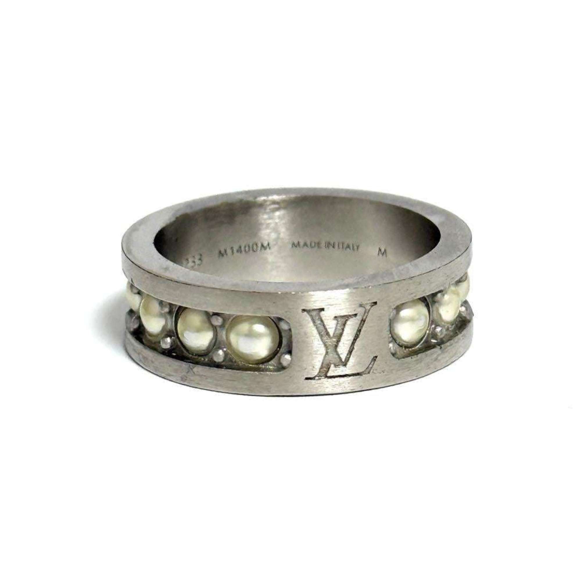 Ring Artificial Pearl and Metal