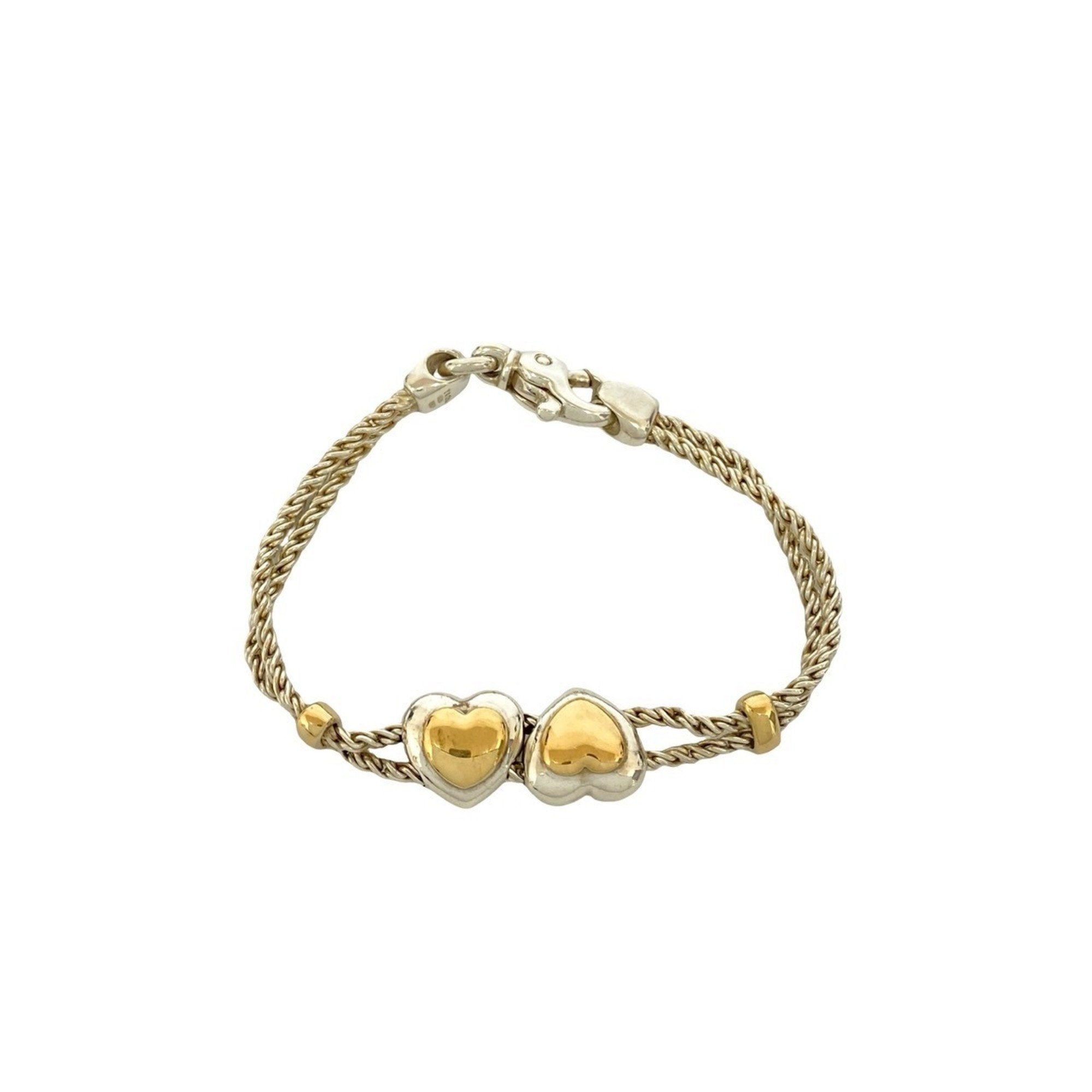 Charm Bracelet 18K Gold and Sterling Silver