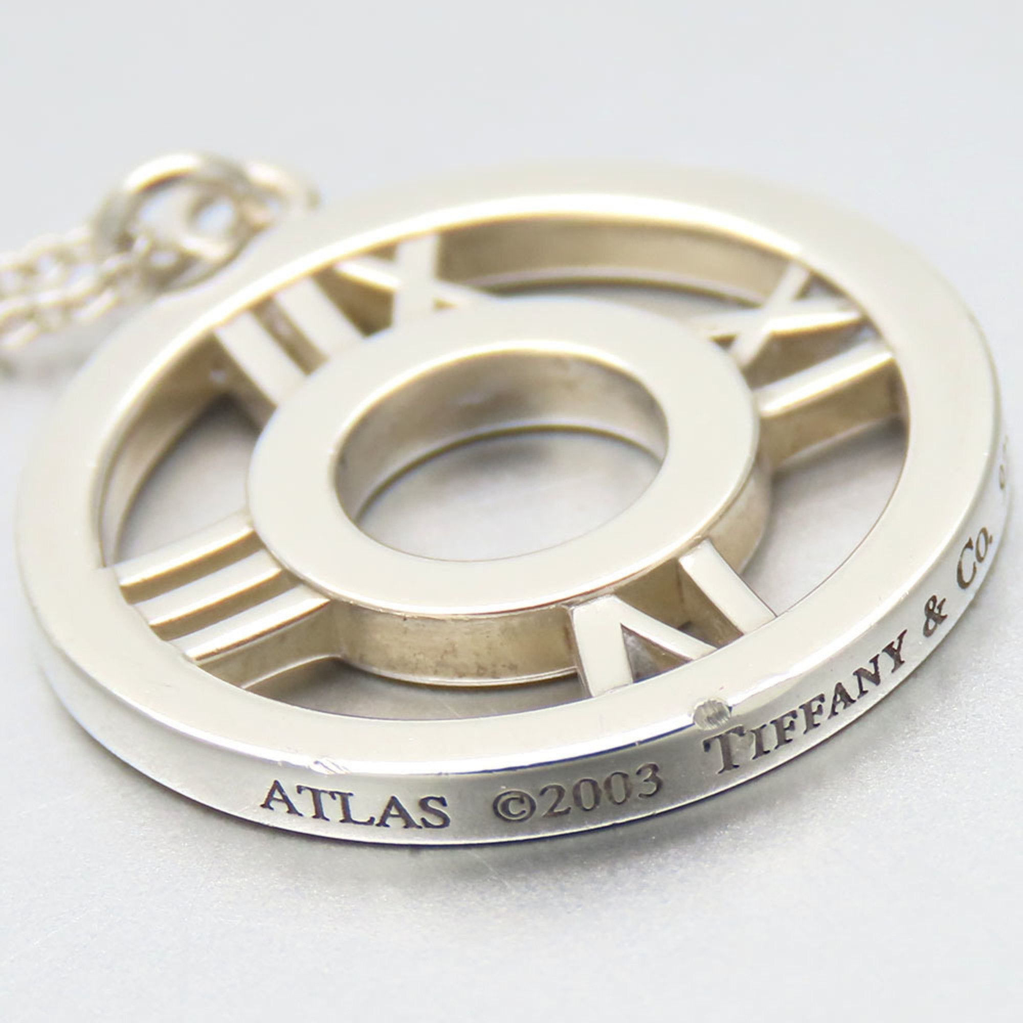 Atlas Pendant Necklace Sterling Silver