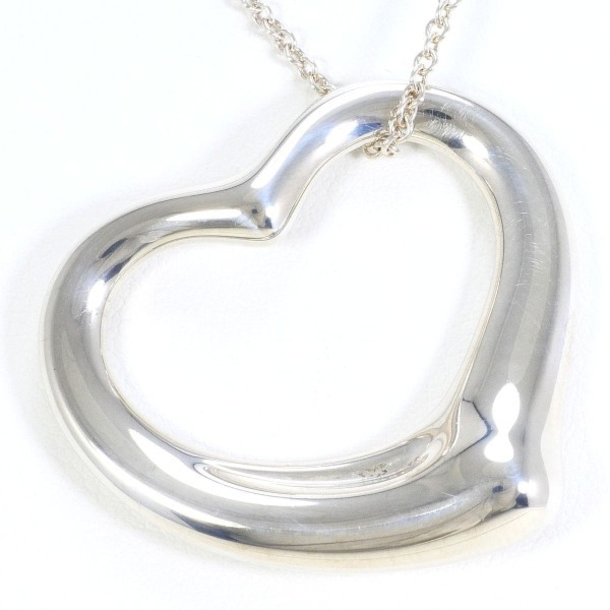 Heart Pendant Necklace Sterling Silver