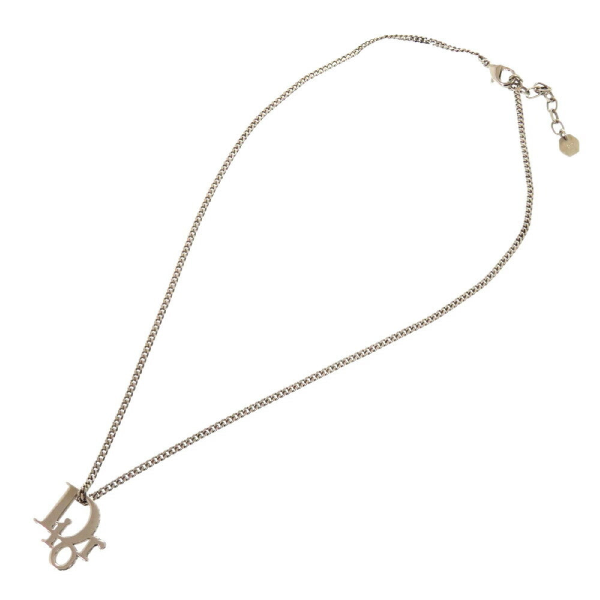Pendant Necklace Silver Metal