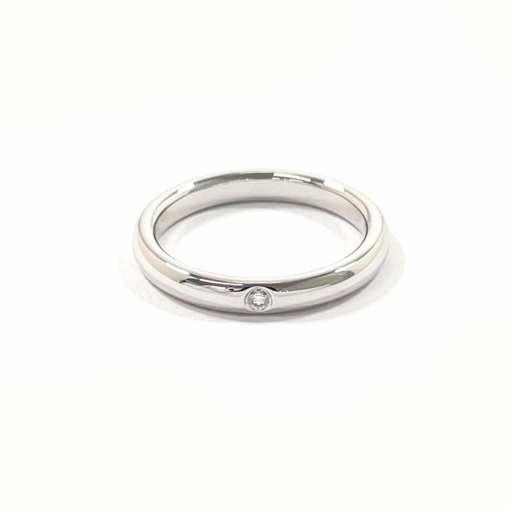 Elsa Peretti Ring Sterling Silver and Platinum