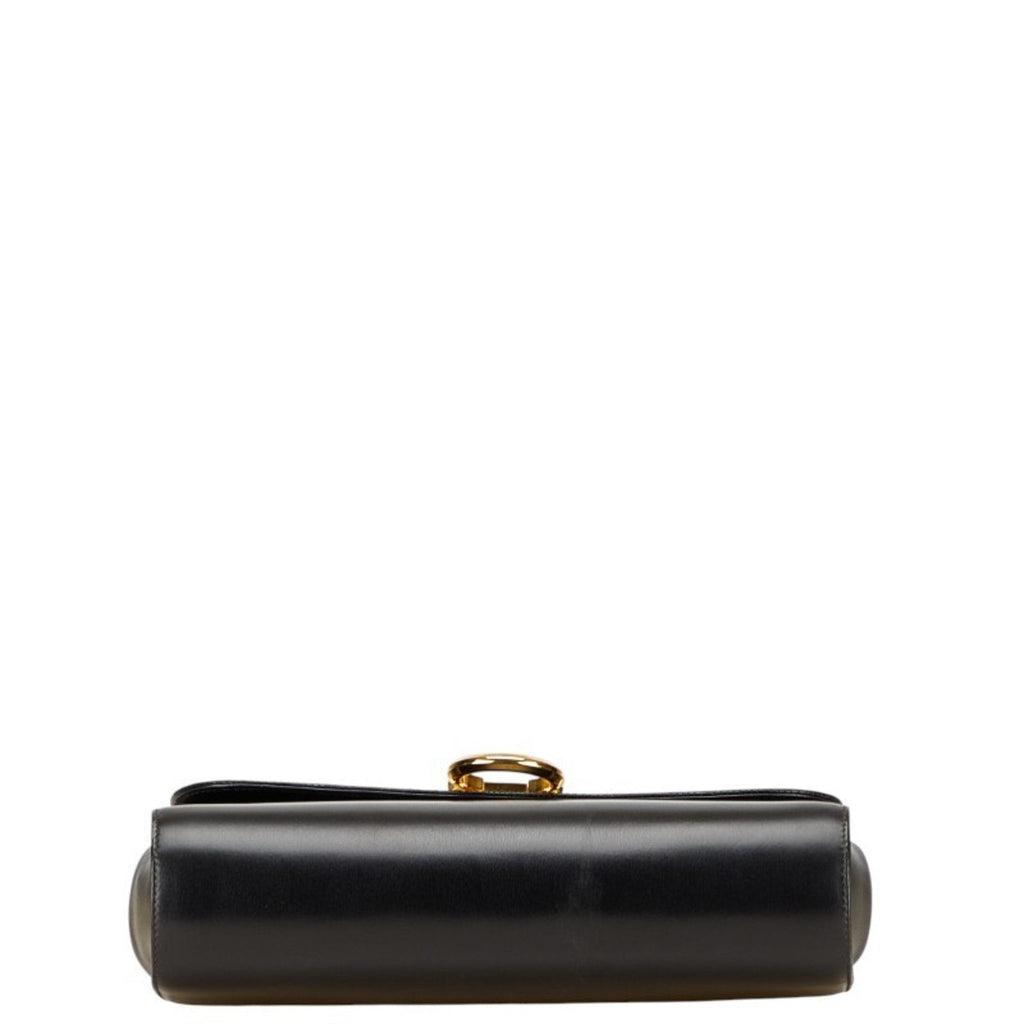 Gancini Convertible Top Handle Bag Lizard Medium