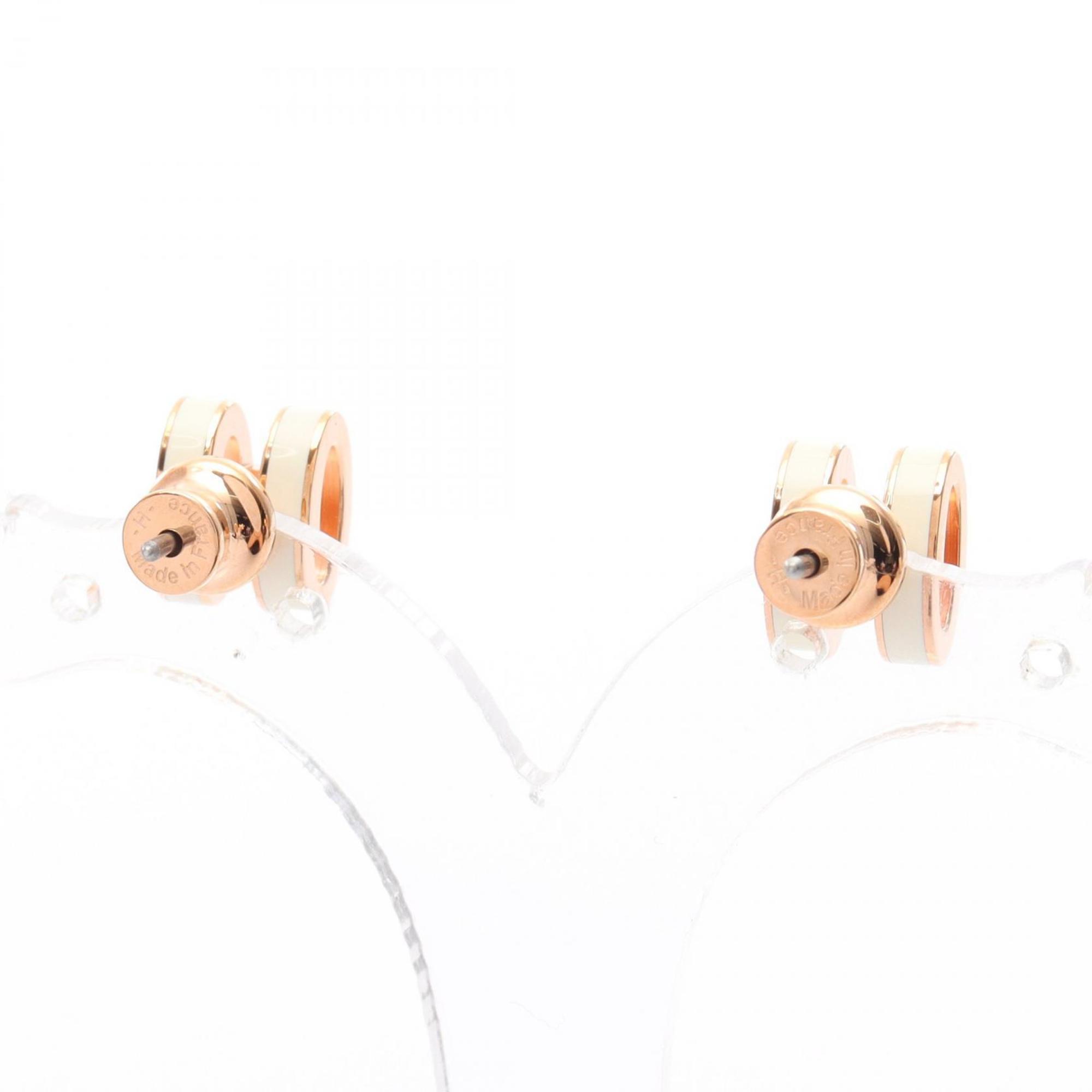 Pop H Earrings Gold-Tone Metal Gold-Tone Metal