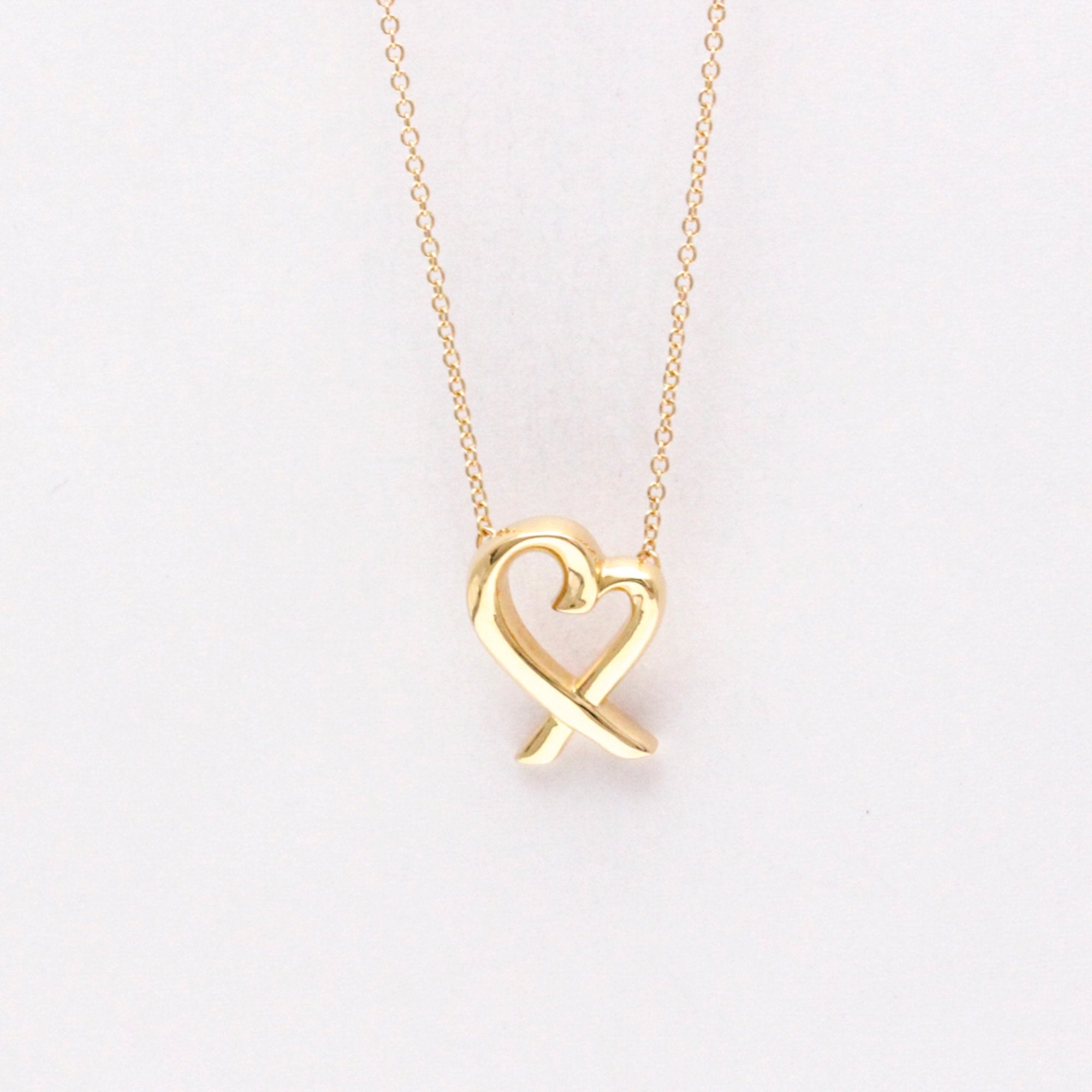 Loving Heart Pendant Necklace 18K Rose Gold