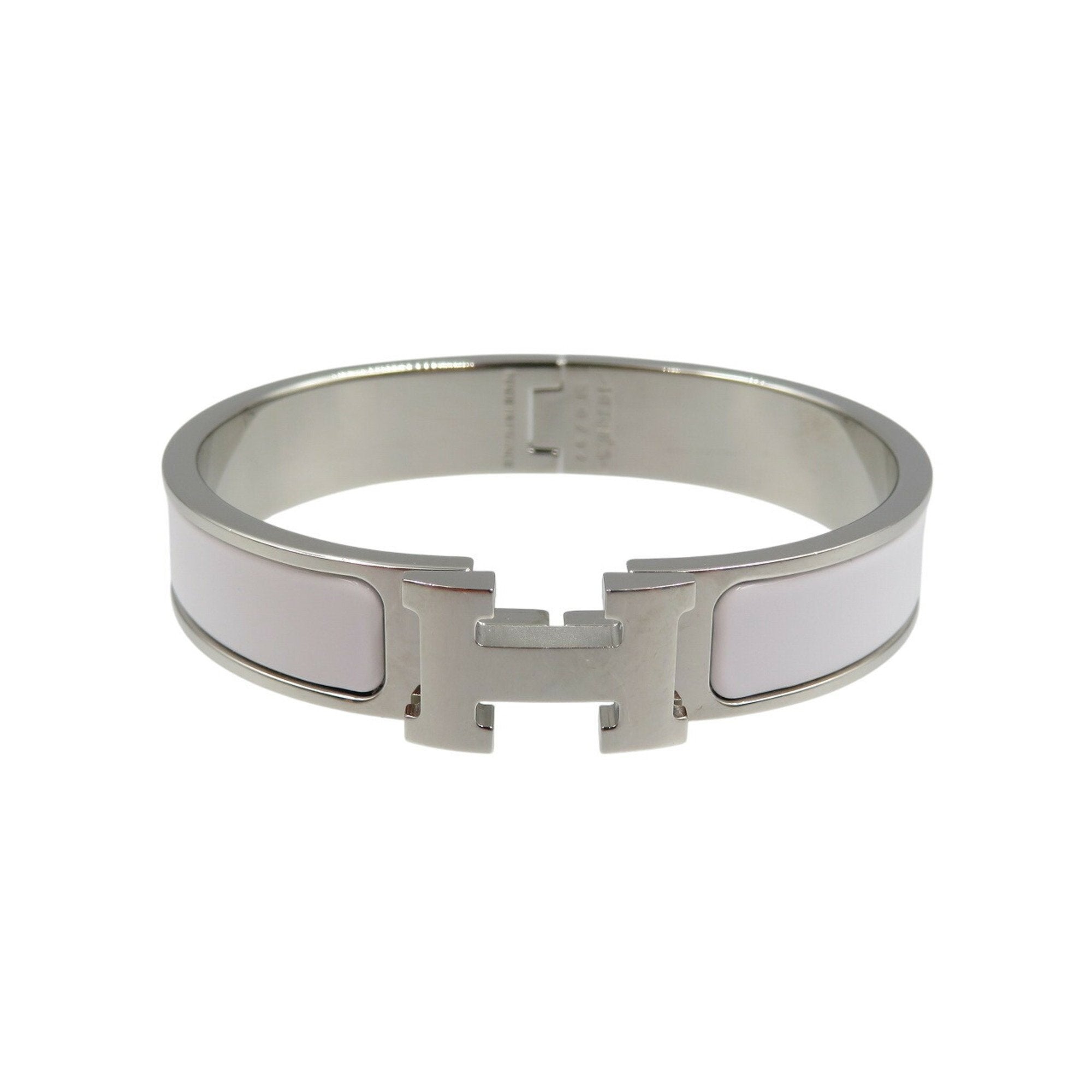 Click-Clack Bracelet Metal White Mini