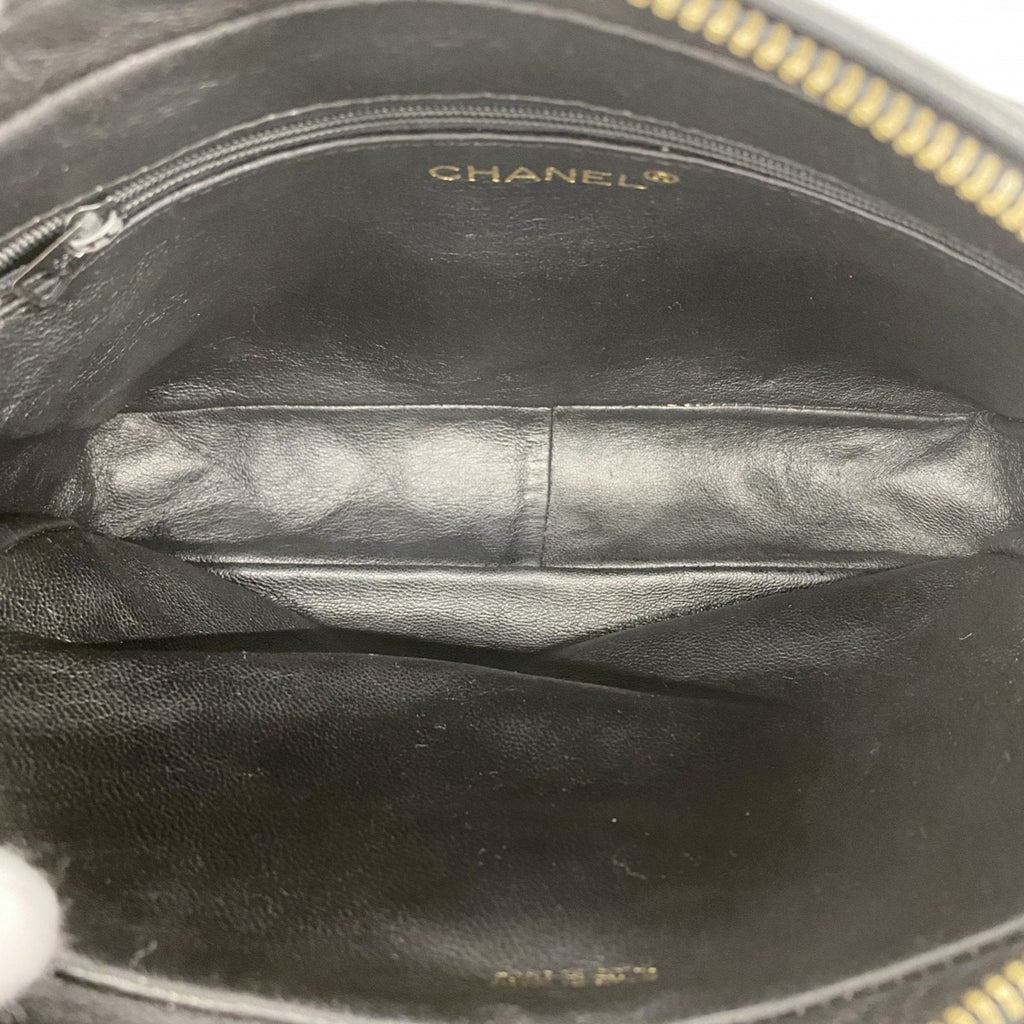 Vintage Camera Tassel Bag Quilted Leather Medium