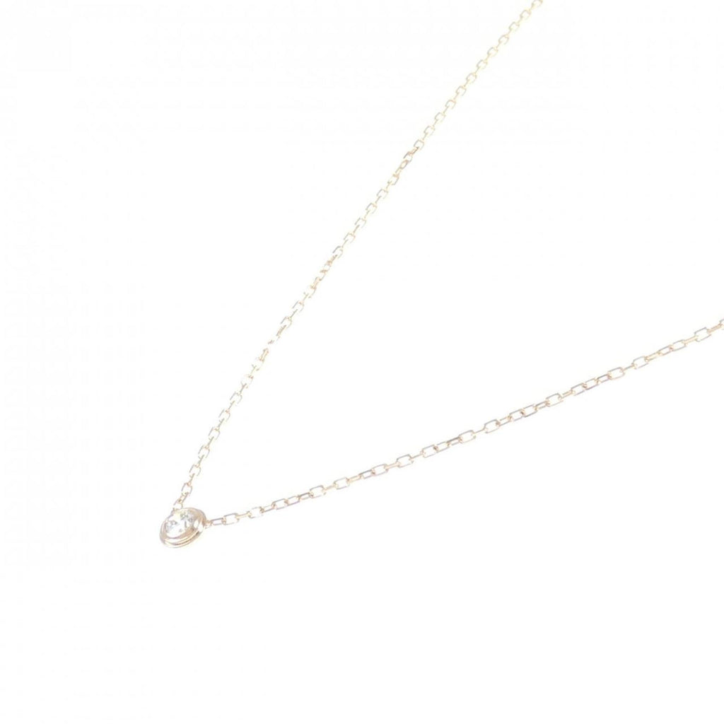 Pendant Necklace 18K Rose Gold With Diamond Large