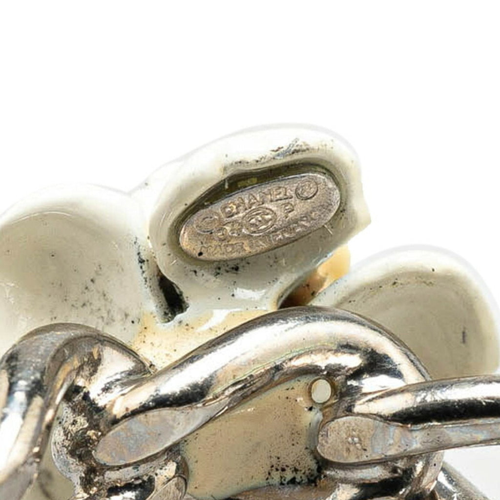 CC Logo Ring Silver-Tone Metal