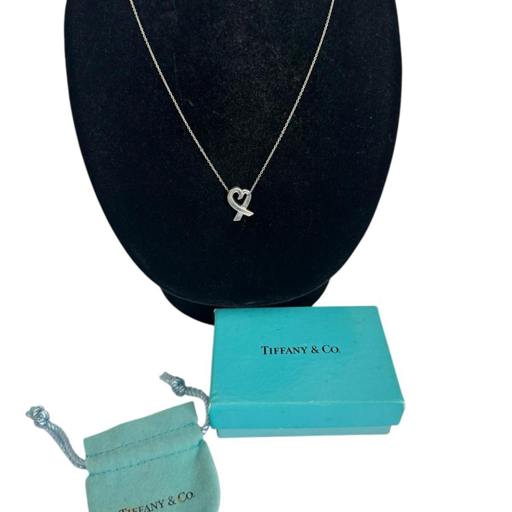 Loving Heart Pendant Necklace Sterling Silver