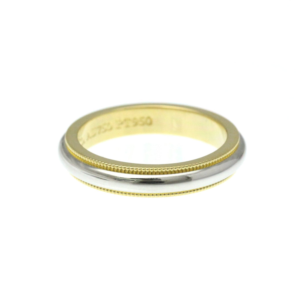 Milgrain Ring Sterling Silver and 18K Yellow Gold and Platinum