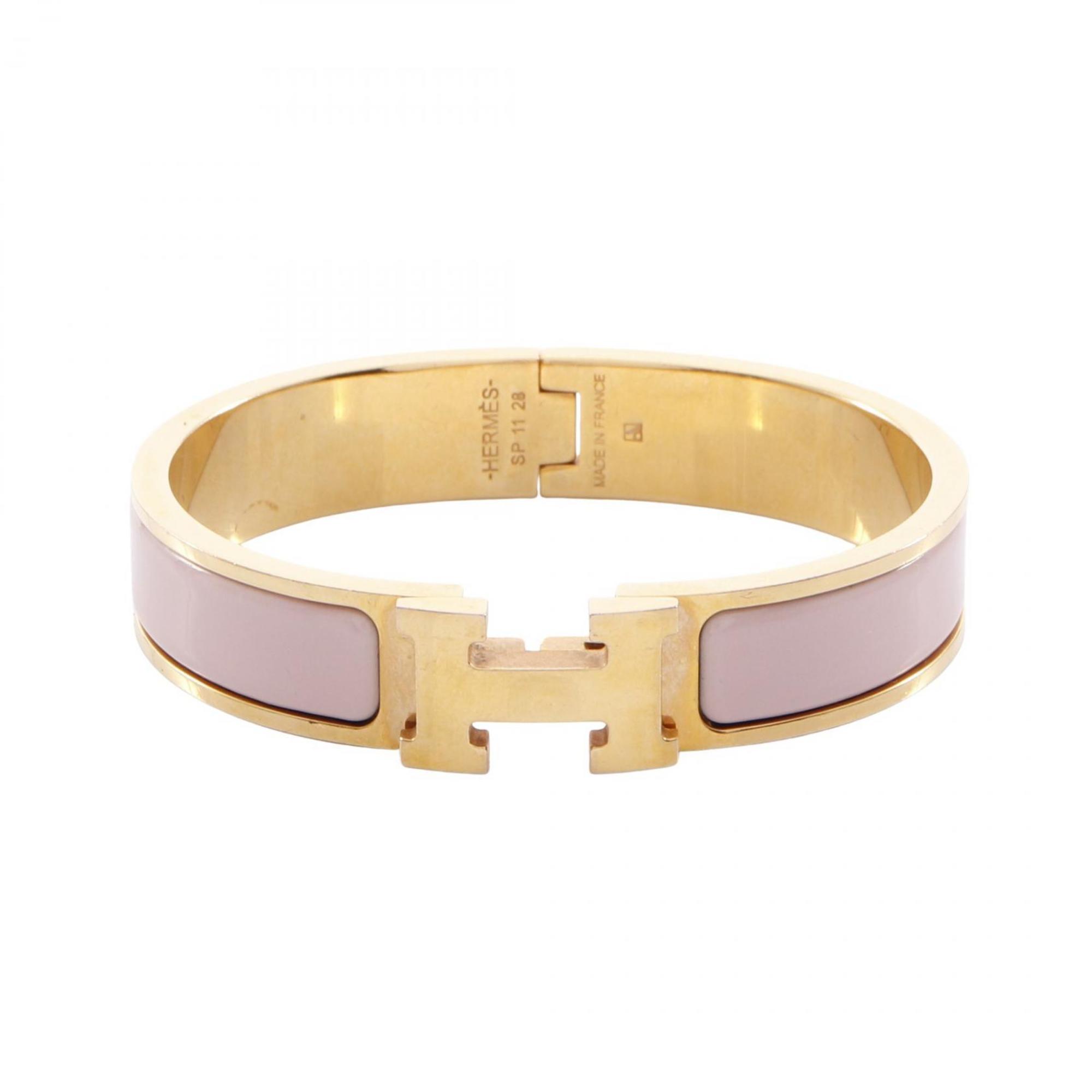 Click H PM Bracelet Enamel and Gold