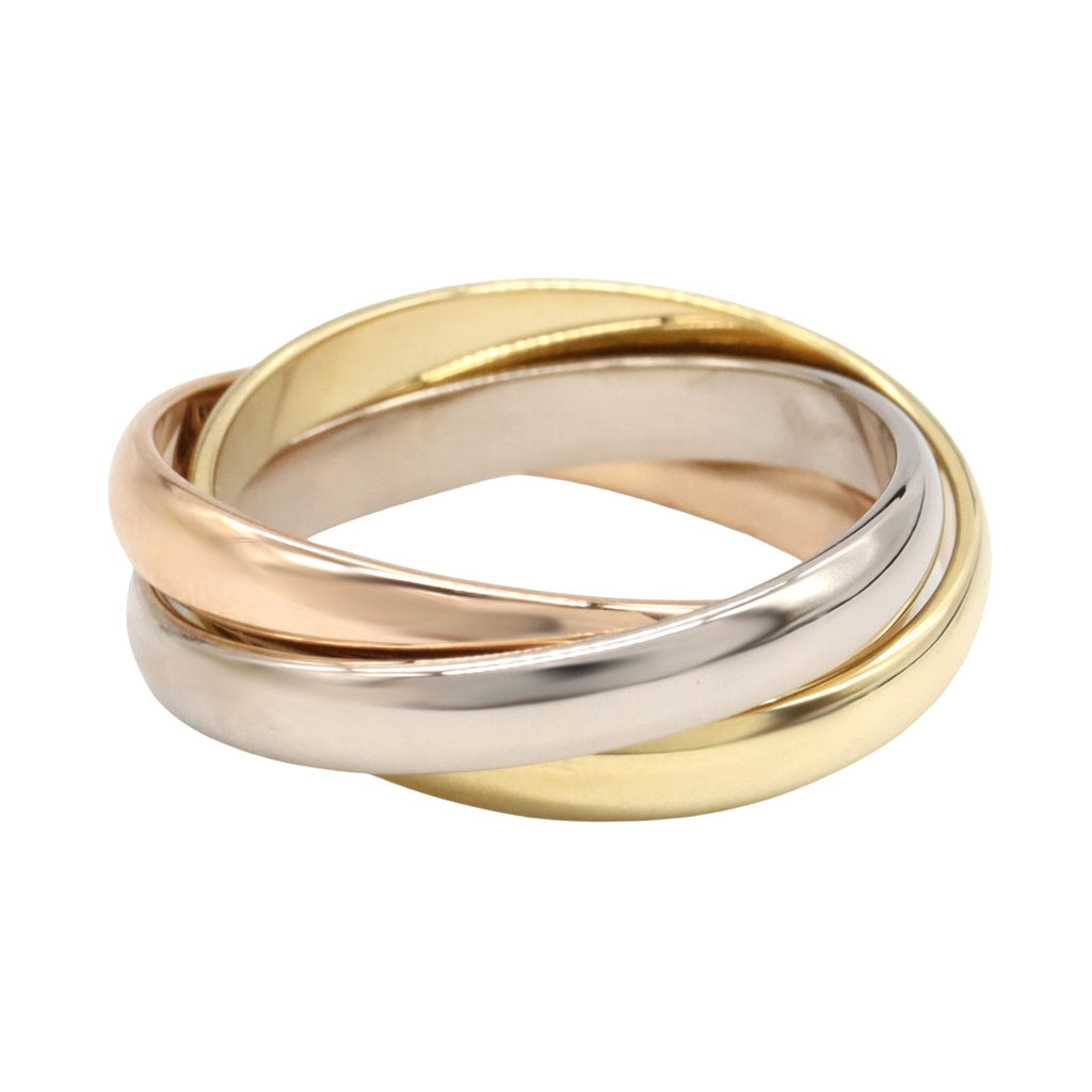 Trinity Ring 18K Yellow Gold and 18K Rose Gold