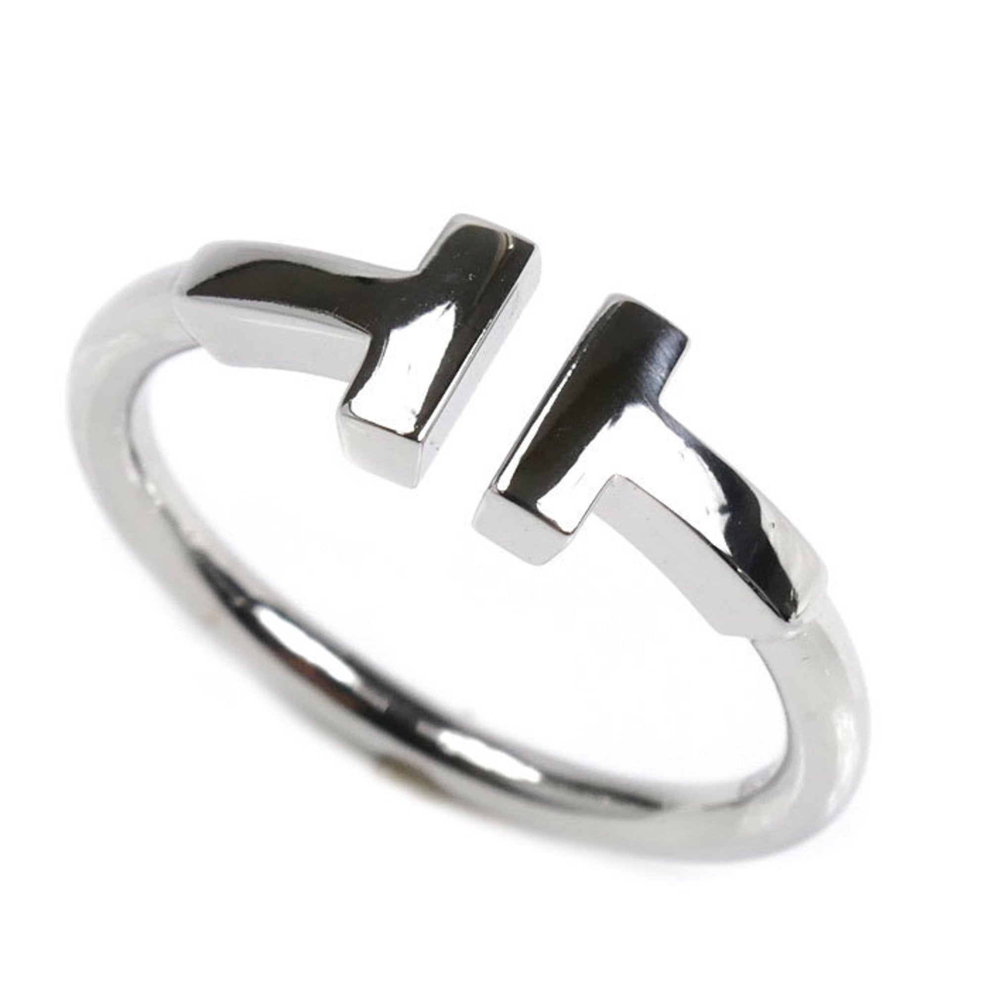 T Wire Ring 18K White Gold