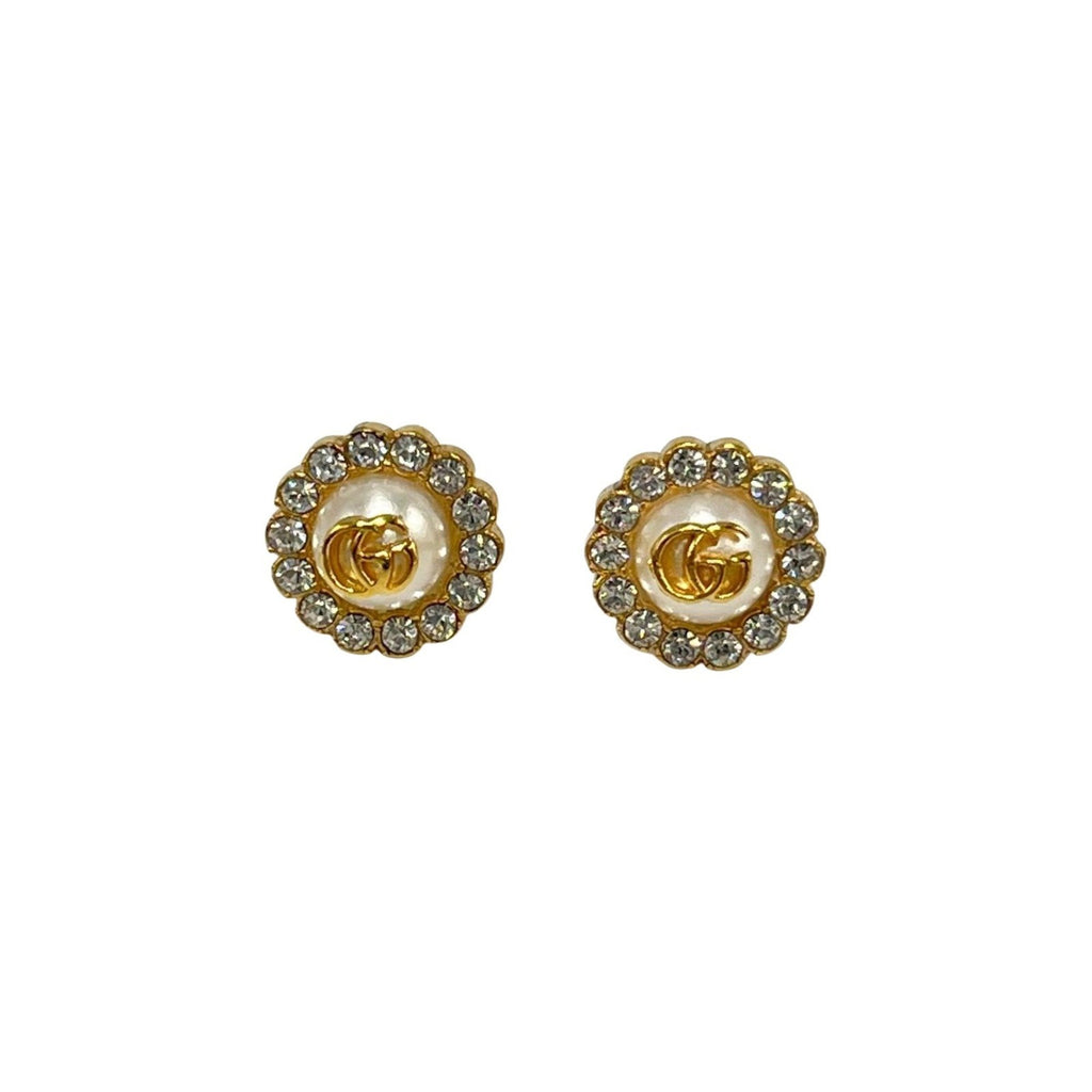 Earrings Gold Metal