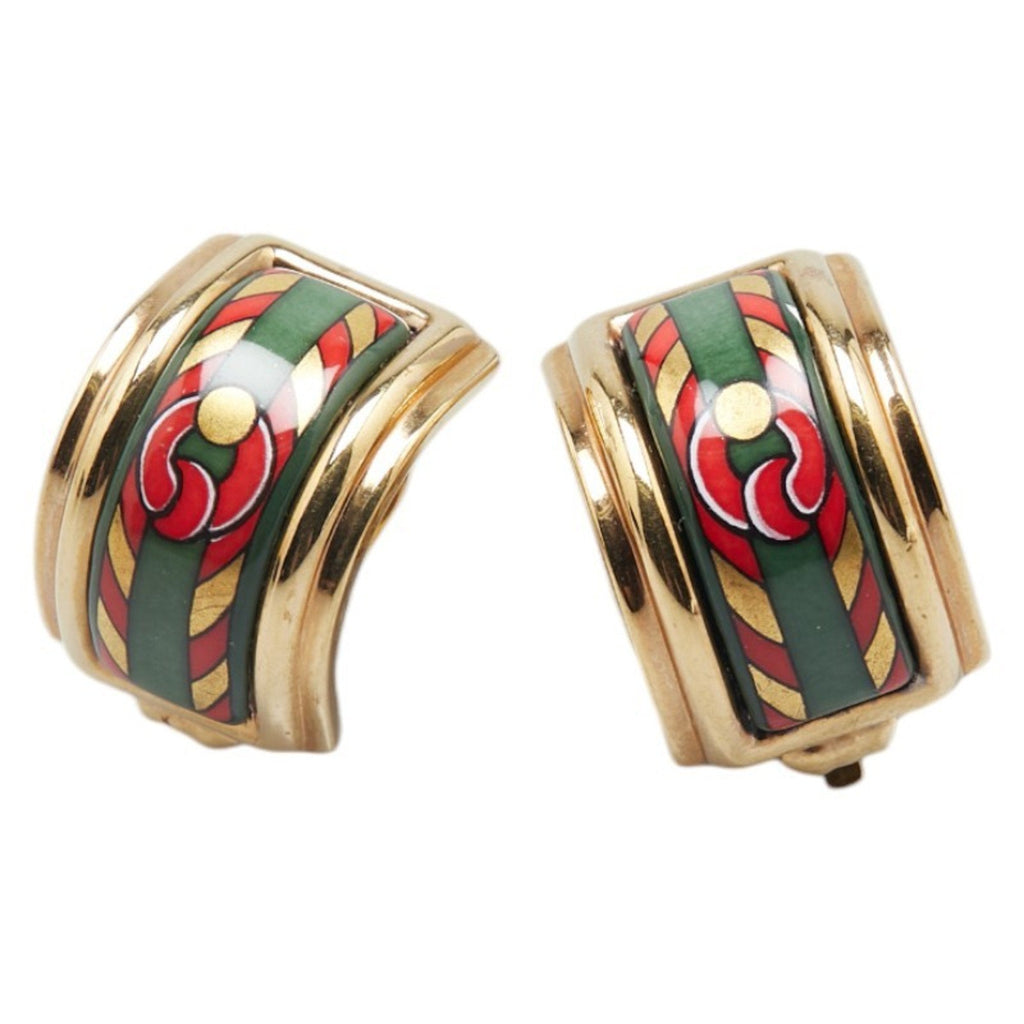 Earrings Gold-Tone Metal