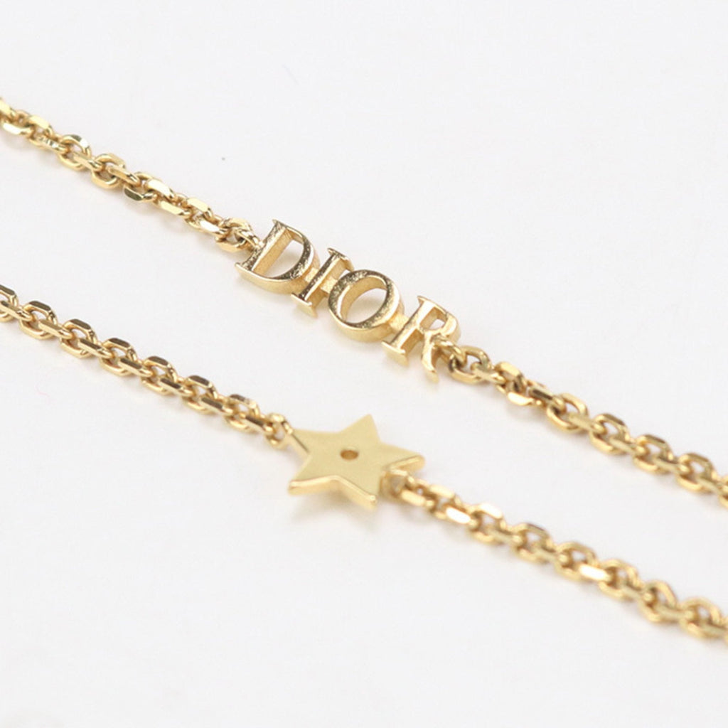 Pendant Necklace Gold Metal