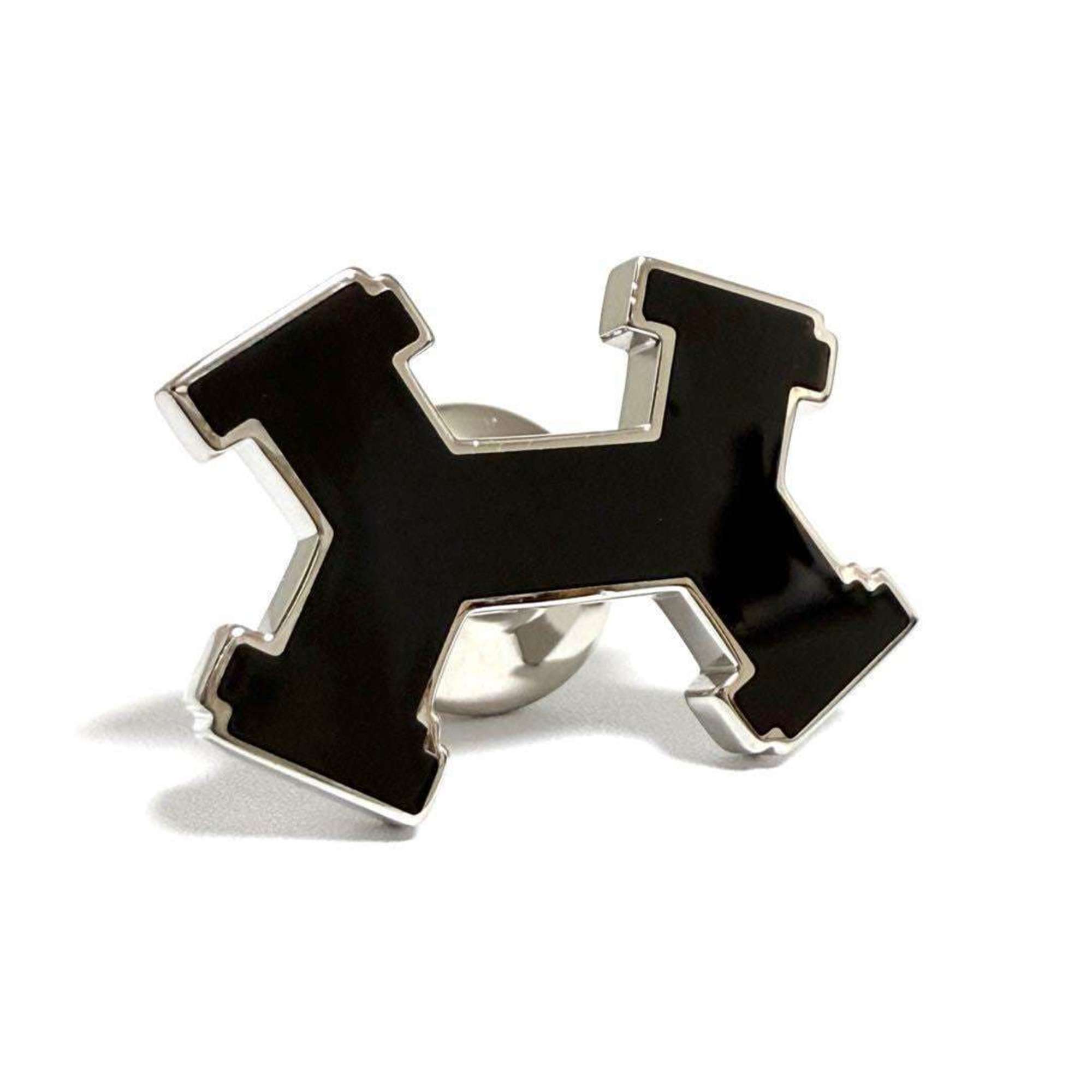 Street H Brooch Metal
