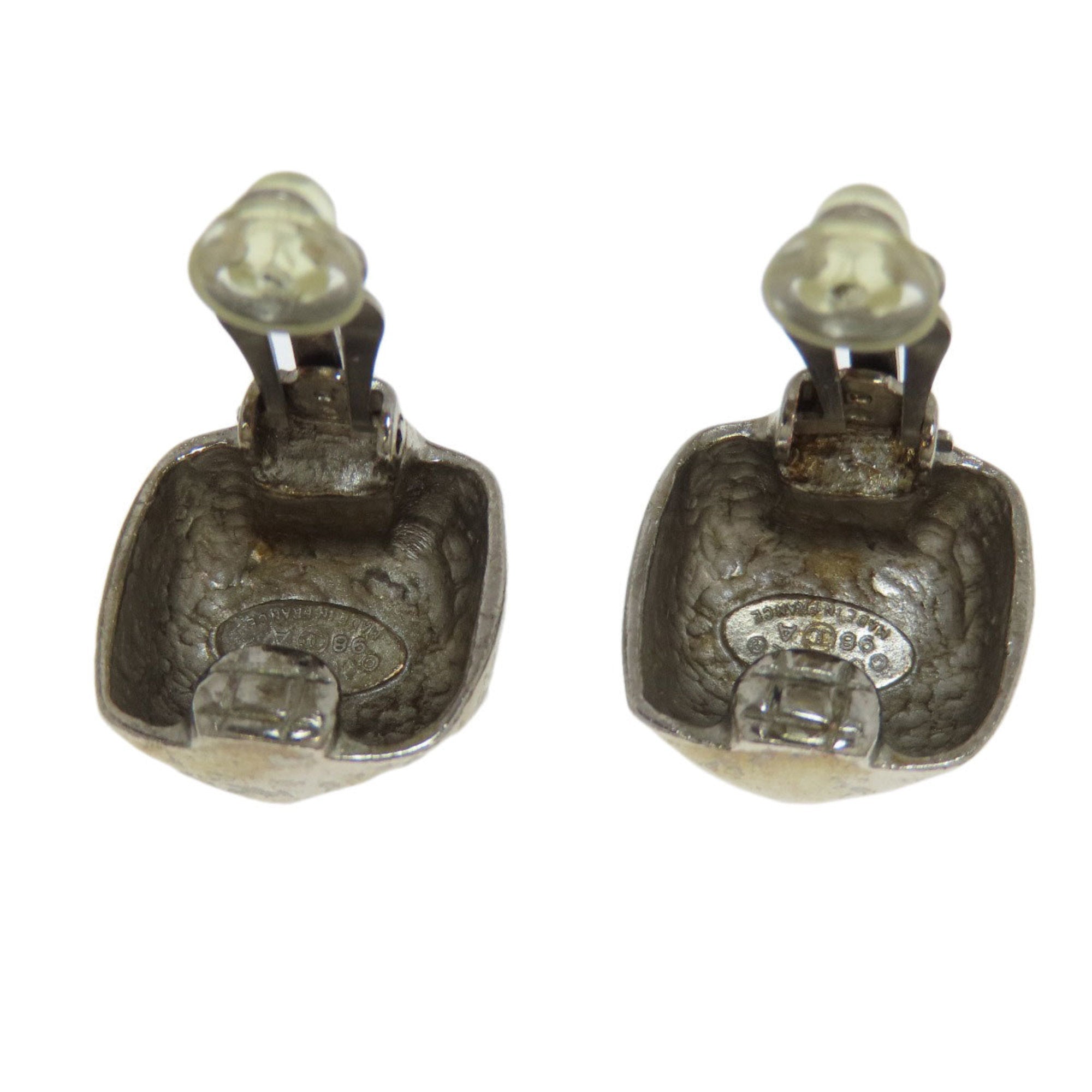 CC Logo Clip-On Earrings Metal
