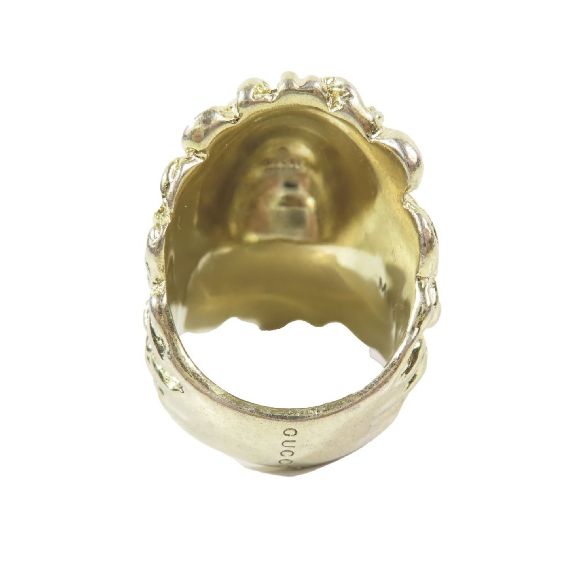 Band Ring Gold with Crystal