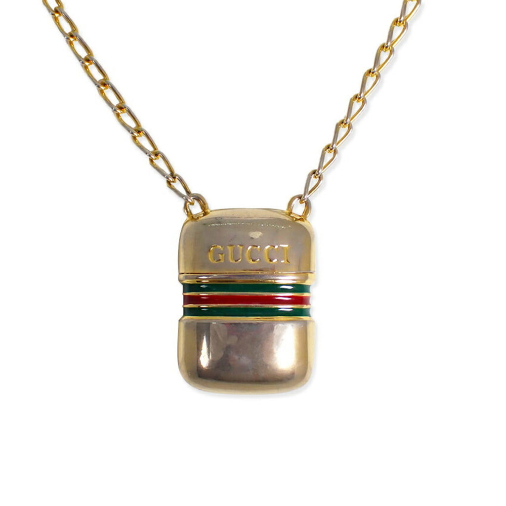 Jelly Bottle Motif Case-Shaped Pendant Necklace