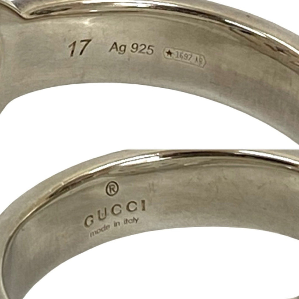 Interlocking G Ring Sterling Silver