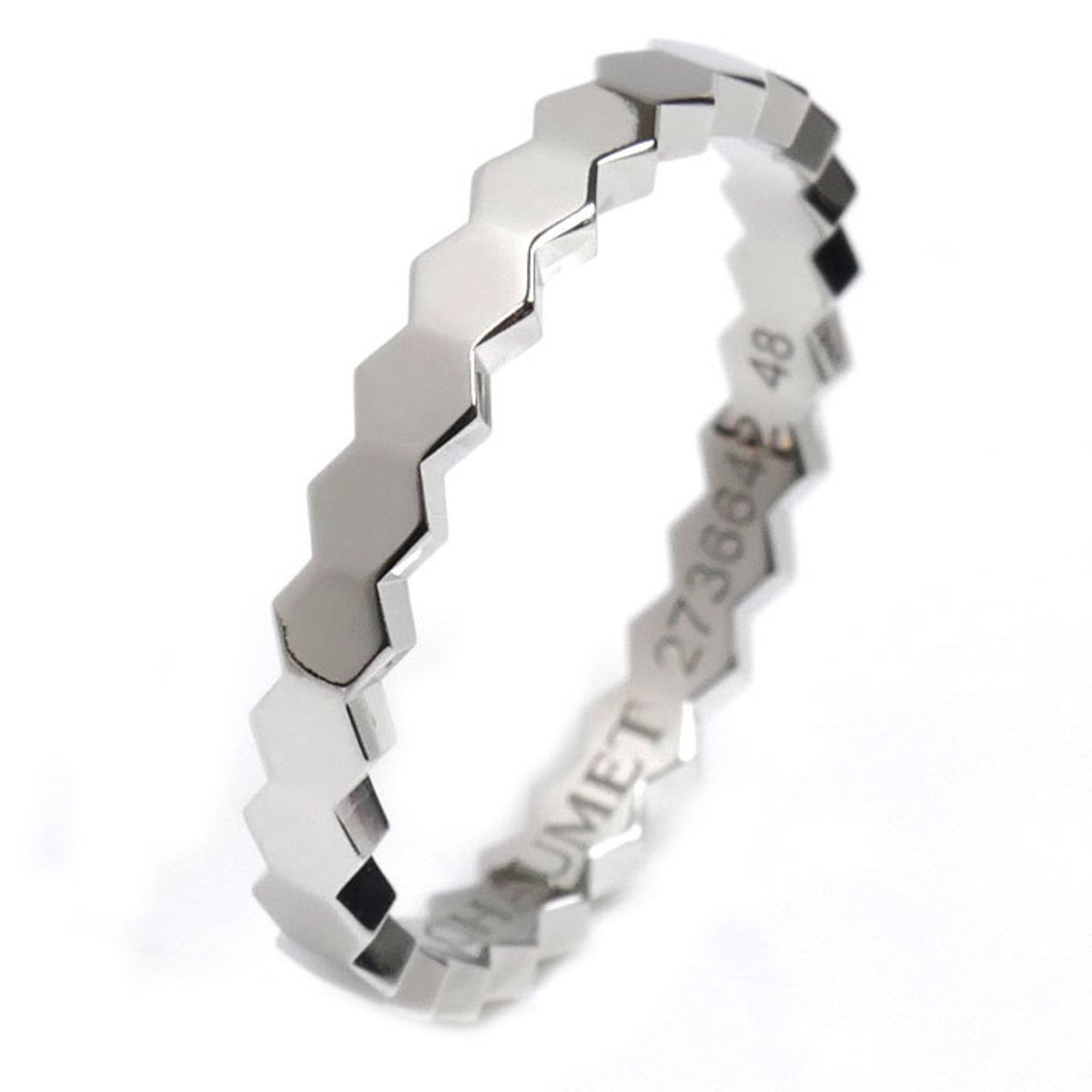 Be My Love Honeycomb Ring Watch 18K White Gold 4.5
